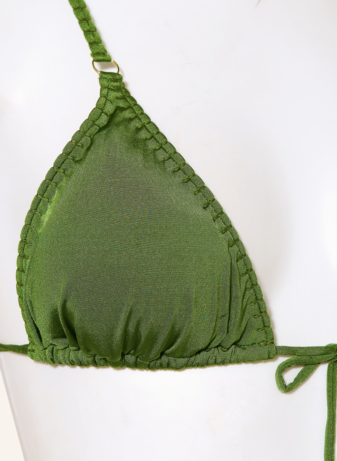 watercult Triangel-Bikini-Top CRAFTED ESSENTIALS: OLIV