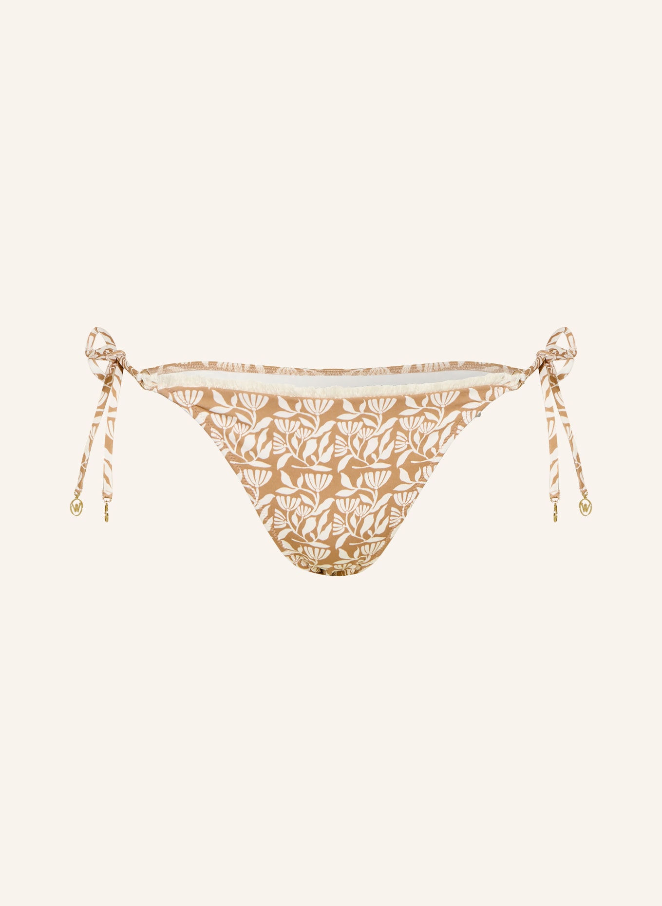 watercult Triangel-Bikini-Hose COASTAL BOHEMIA: BEIGE / CREME