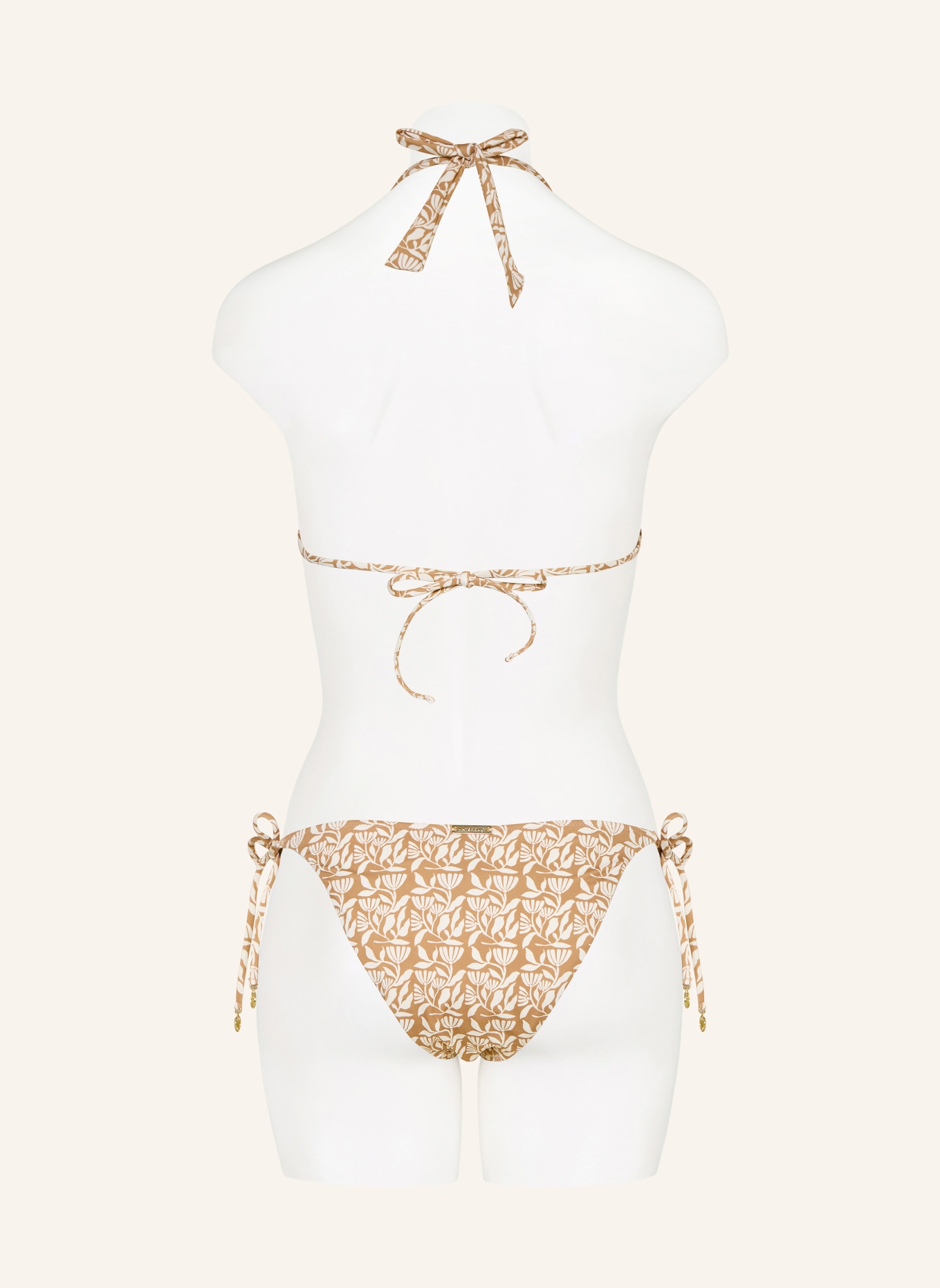 watercult Triangel-Bikini-Hose COASTAL BOHEMIA: BEIGE / CREME