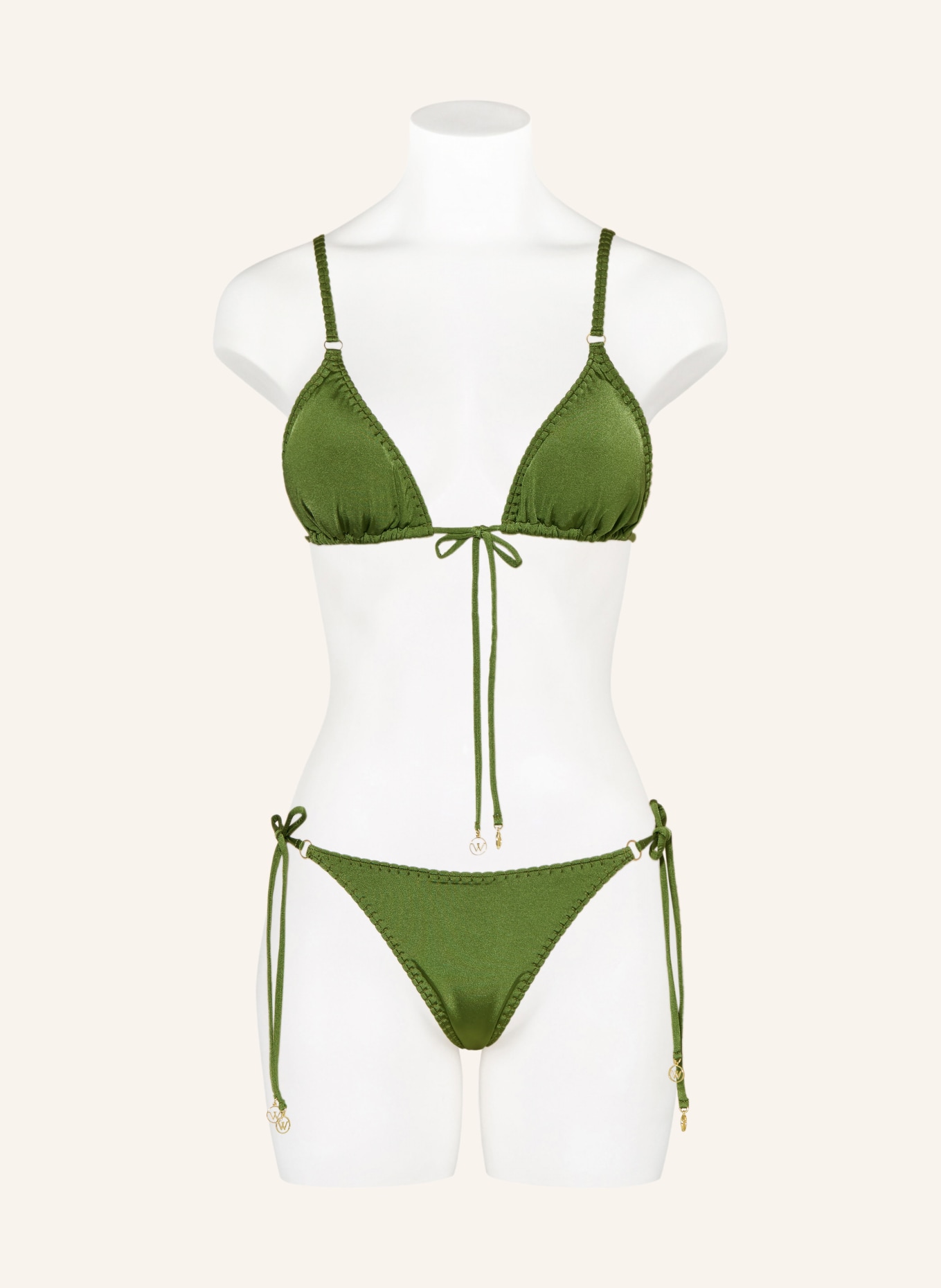 watercult Triangel-Bikini-Hose CRAFTED ESSENTIALS: OLIV