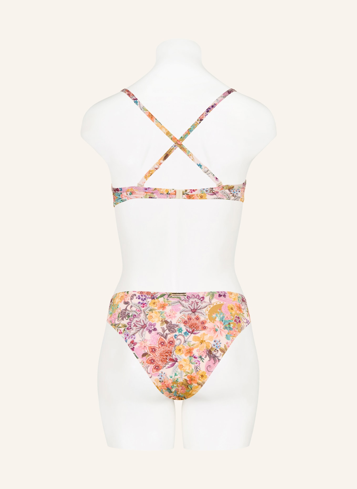 watercult Bügel-Bikini-Top PRETTY BOHO: PINK / LILA / HELLORANGE