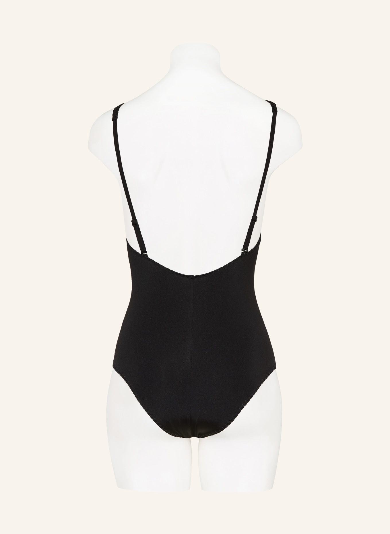 watercult Plavky CRAFTED ESSENTIALS s výřezem: ČERNÁ