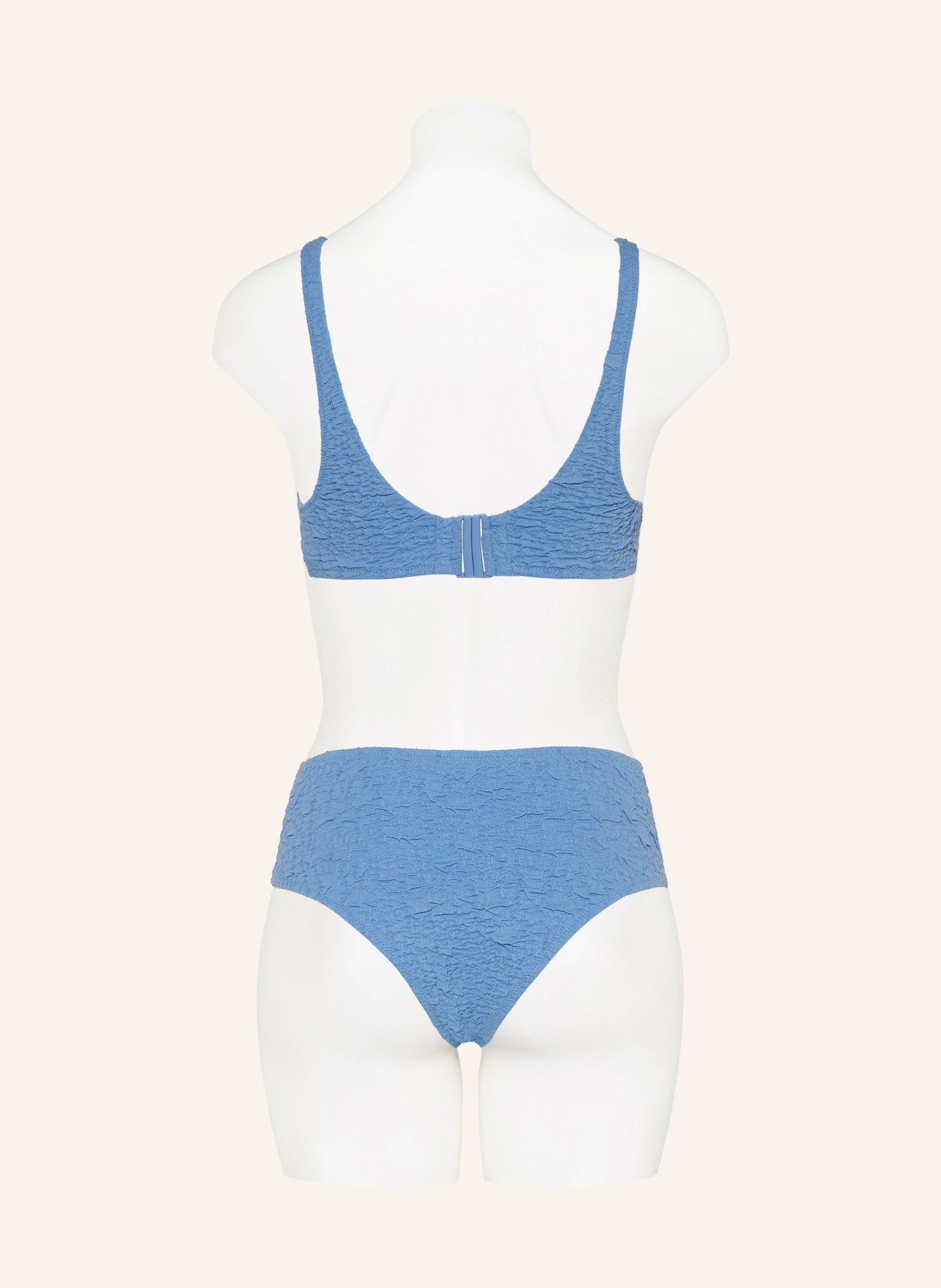watercult Bralette-Bikini-Top TIDAL TEXTURE: HELLBLAU