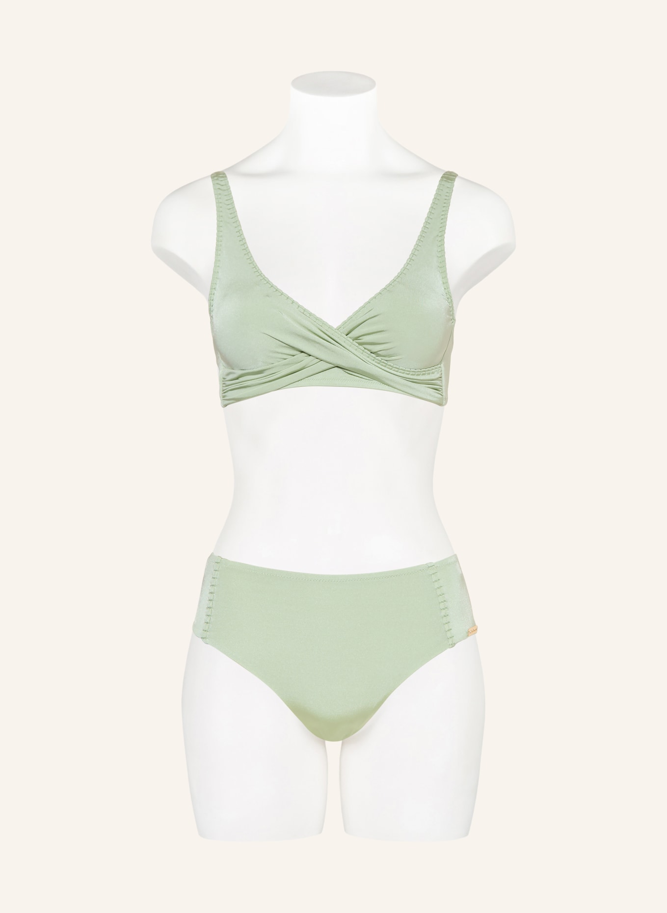 watercult Basic-bikinibund CRAFTED ESSENTIALS: LYSEGRØN