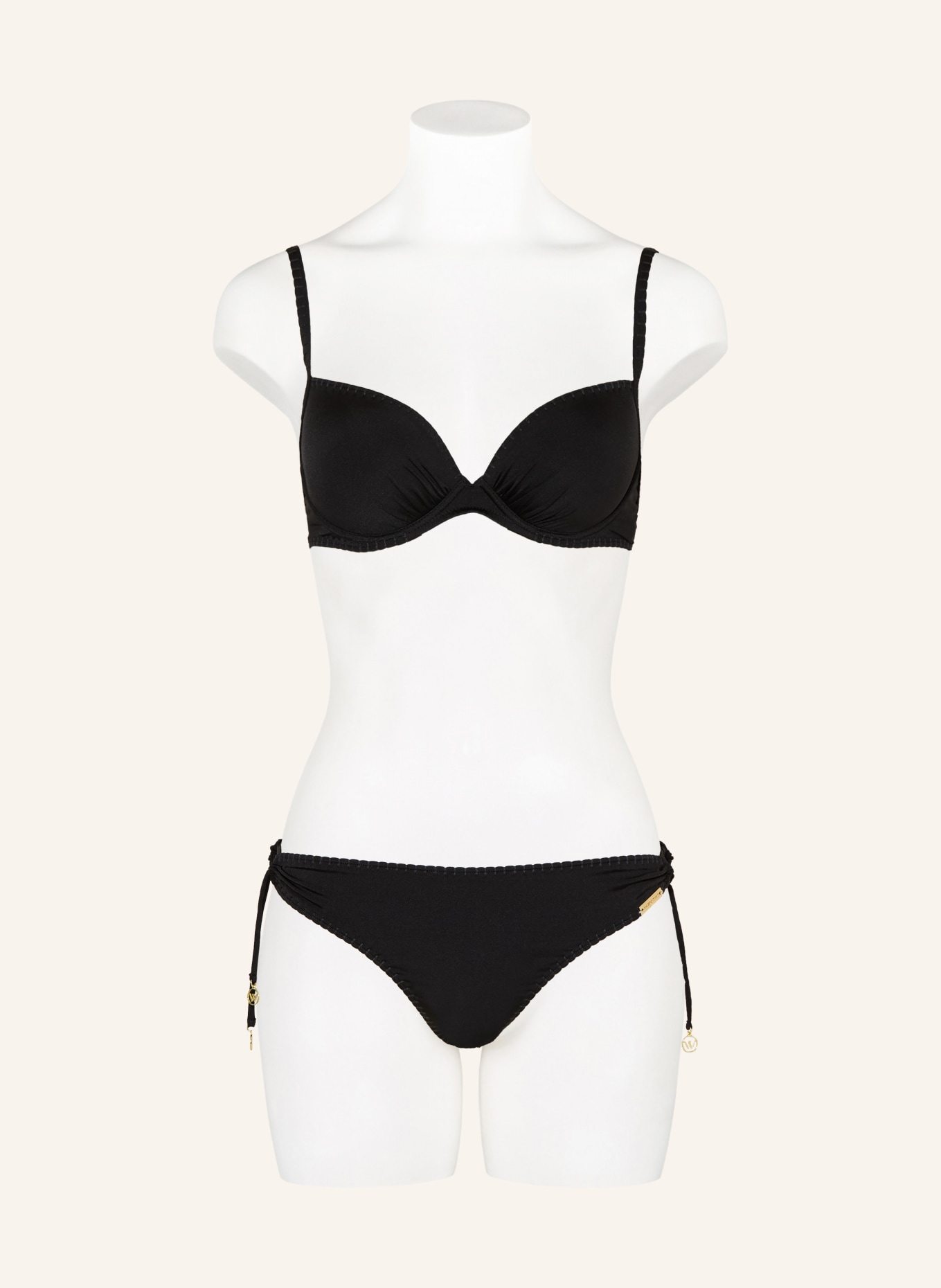 watercult Bügel-Bikini-Top CRAFTED ESSENTIALS: SCHWARZ