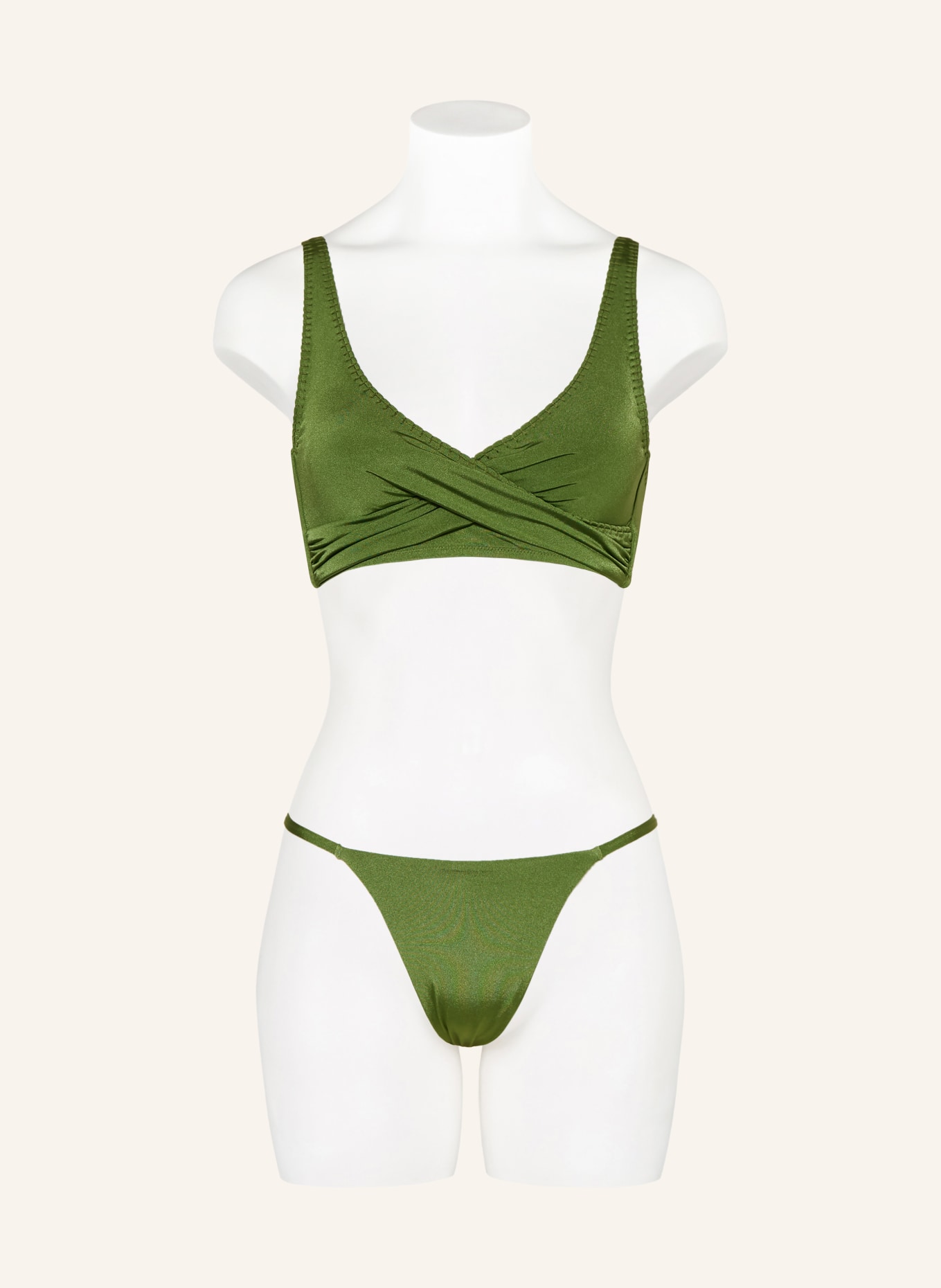 watercult Triangel-Bikini-Hose CRAFTED ESSENTIALS: OLIV