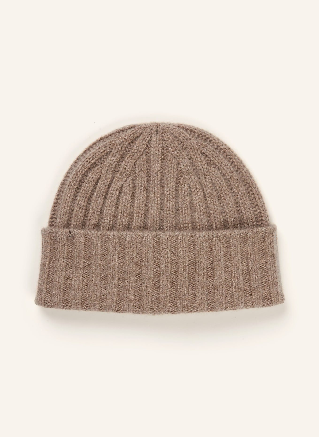 COS cashmere hat: BEIGE