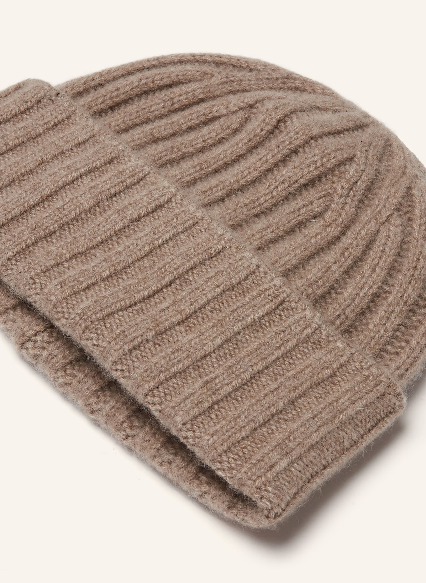 COS cashmere hat: BEIGE