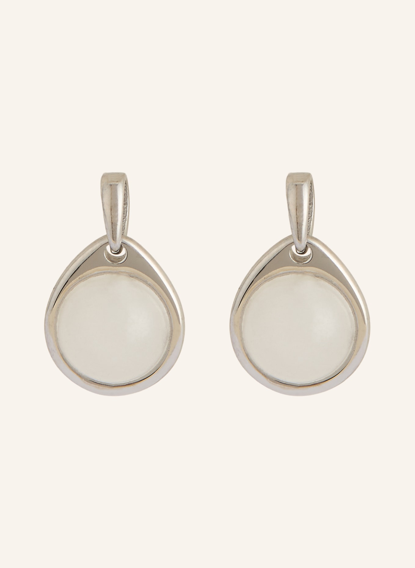 EDBLAD BIRTHSTONE pendant: SILVER / WHITE