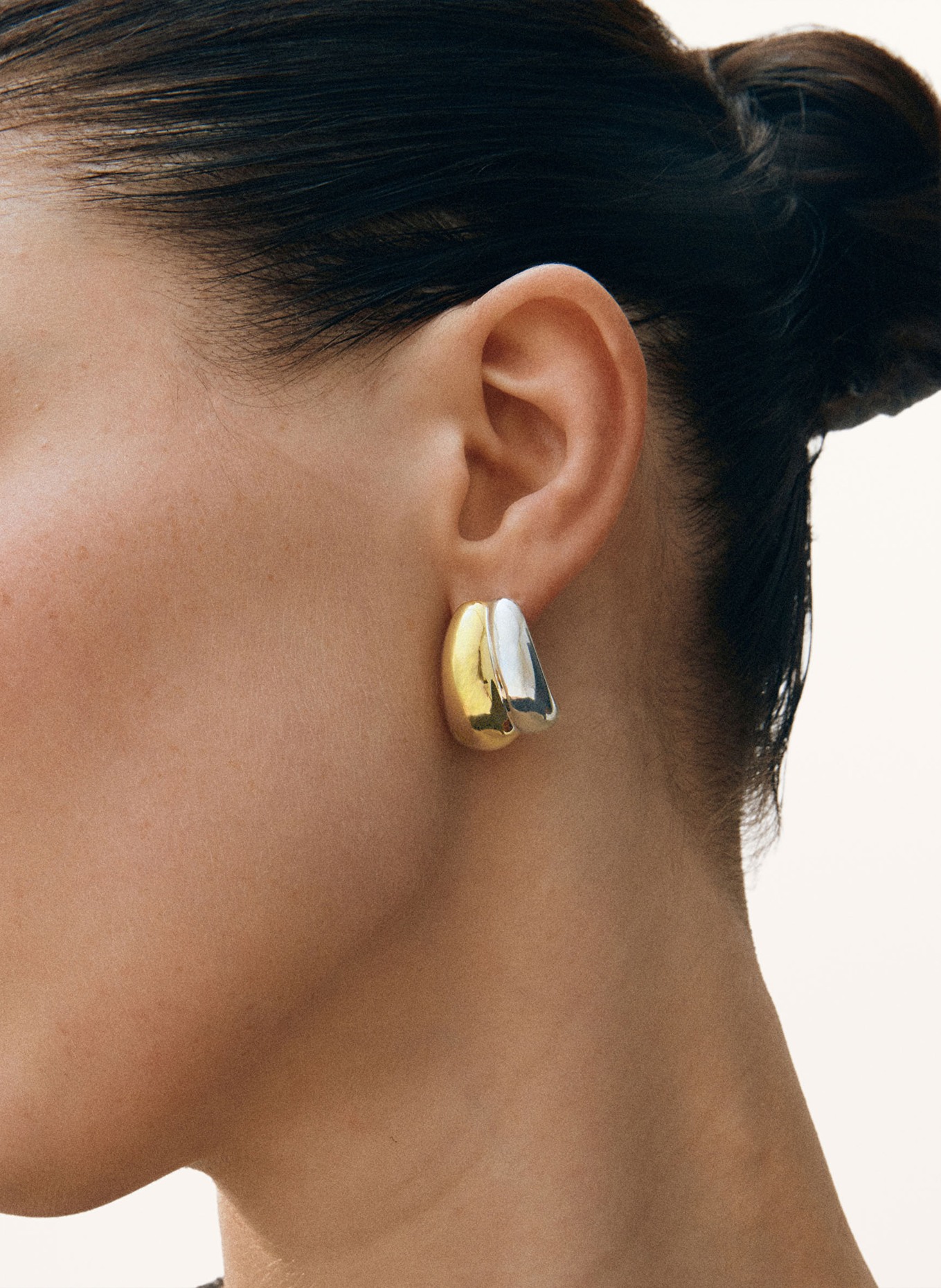 EDBLAD Creolen FURO DUO: GOLD / SILBER