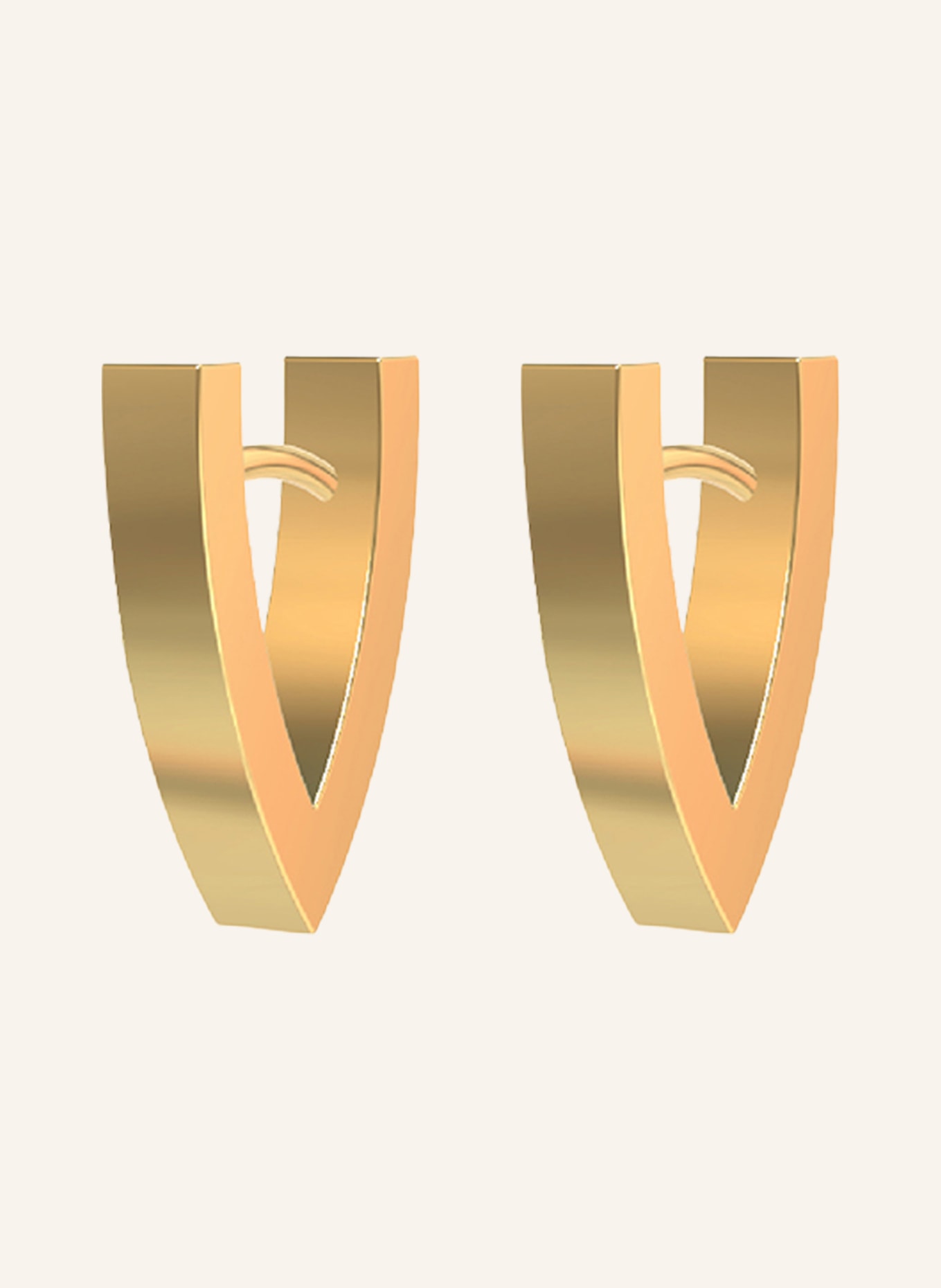 EDBLAD VALLEY S hoop earrings: GOLD
