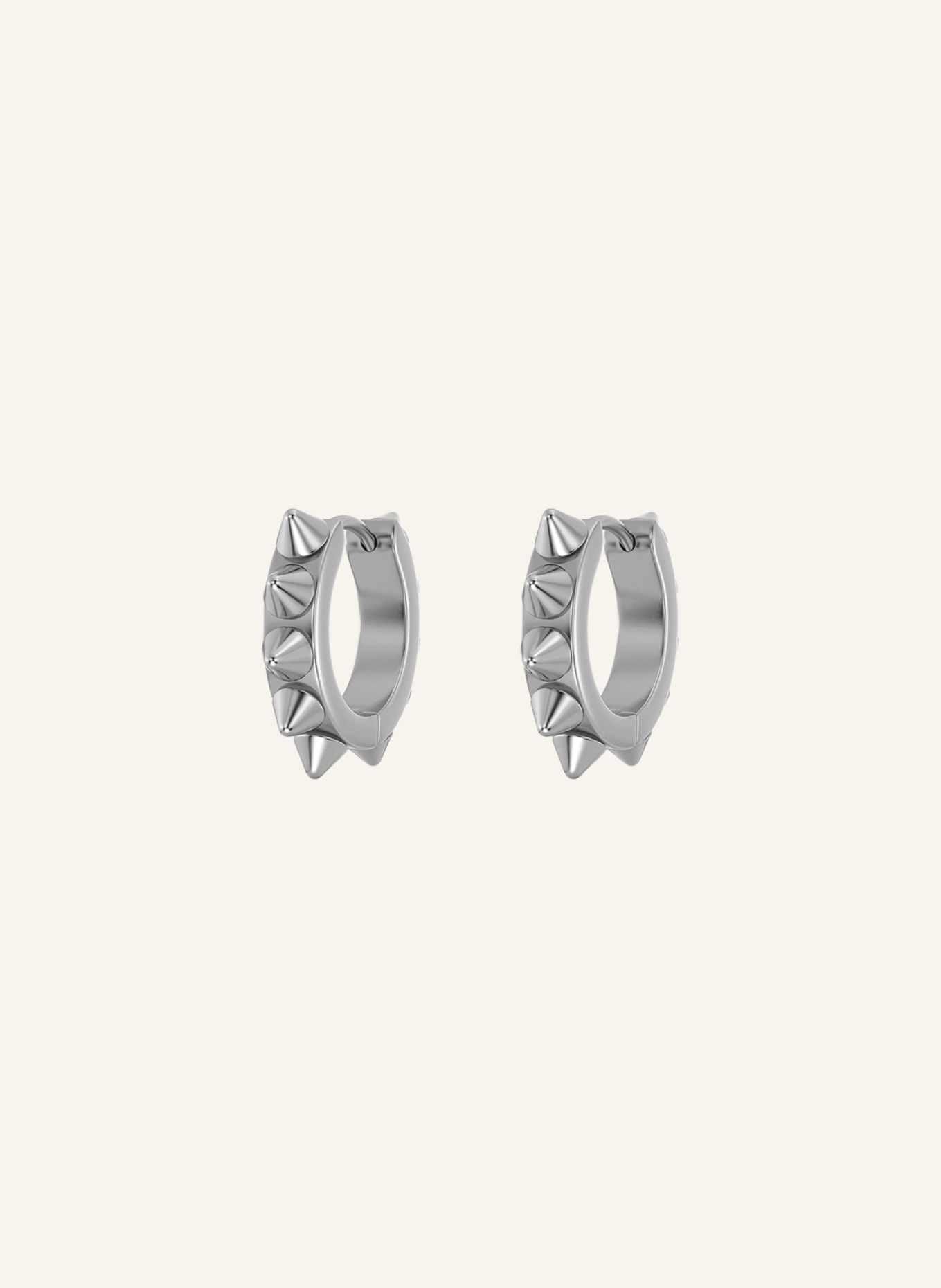 EDBLAD PEAK hoop earrings: SILVER