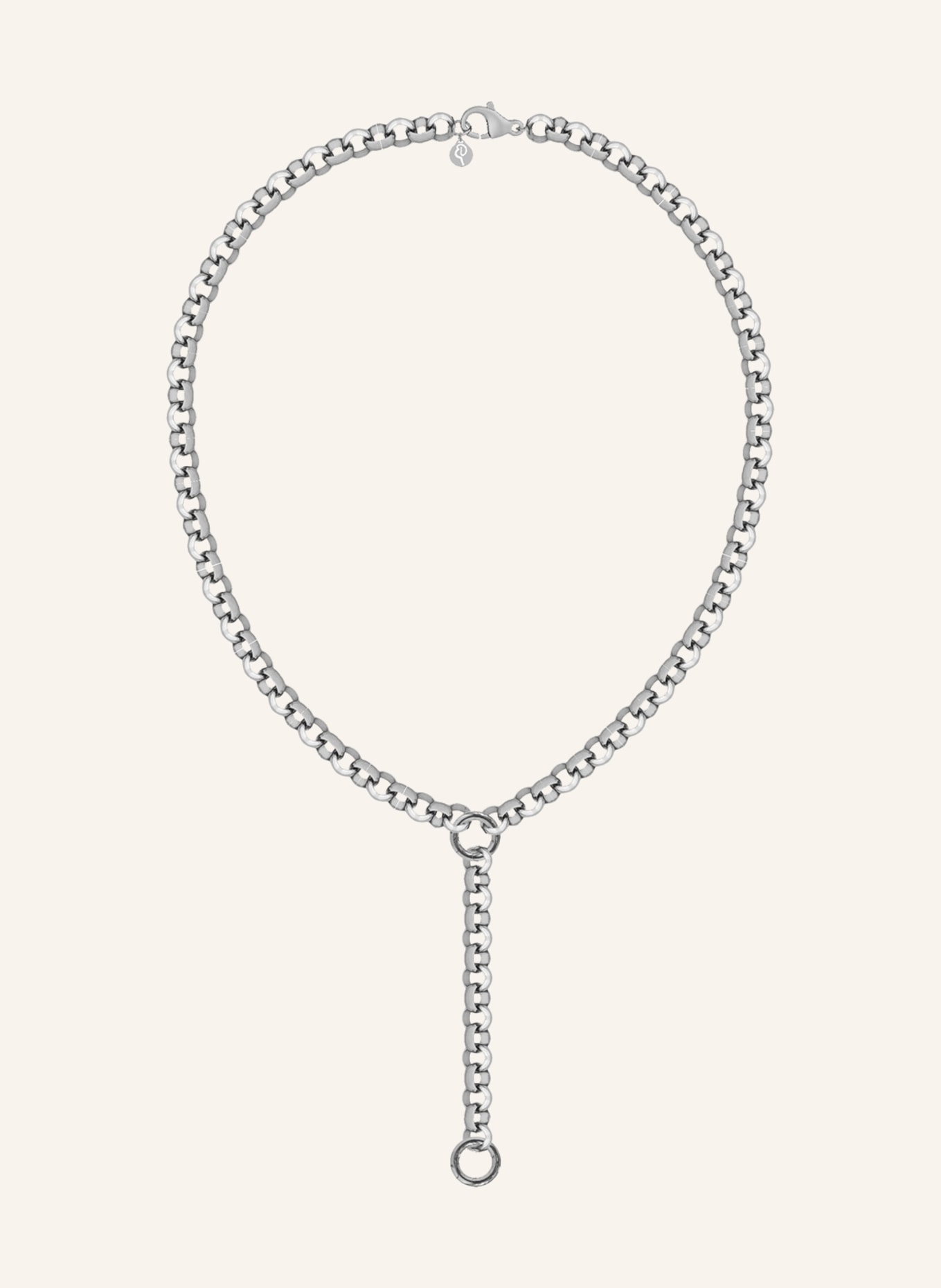EDBLAD LOOP CHARM L necklace: SILVER