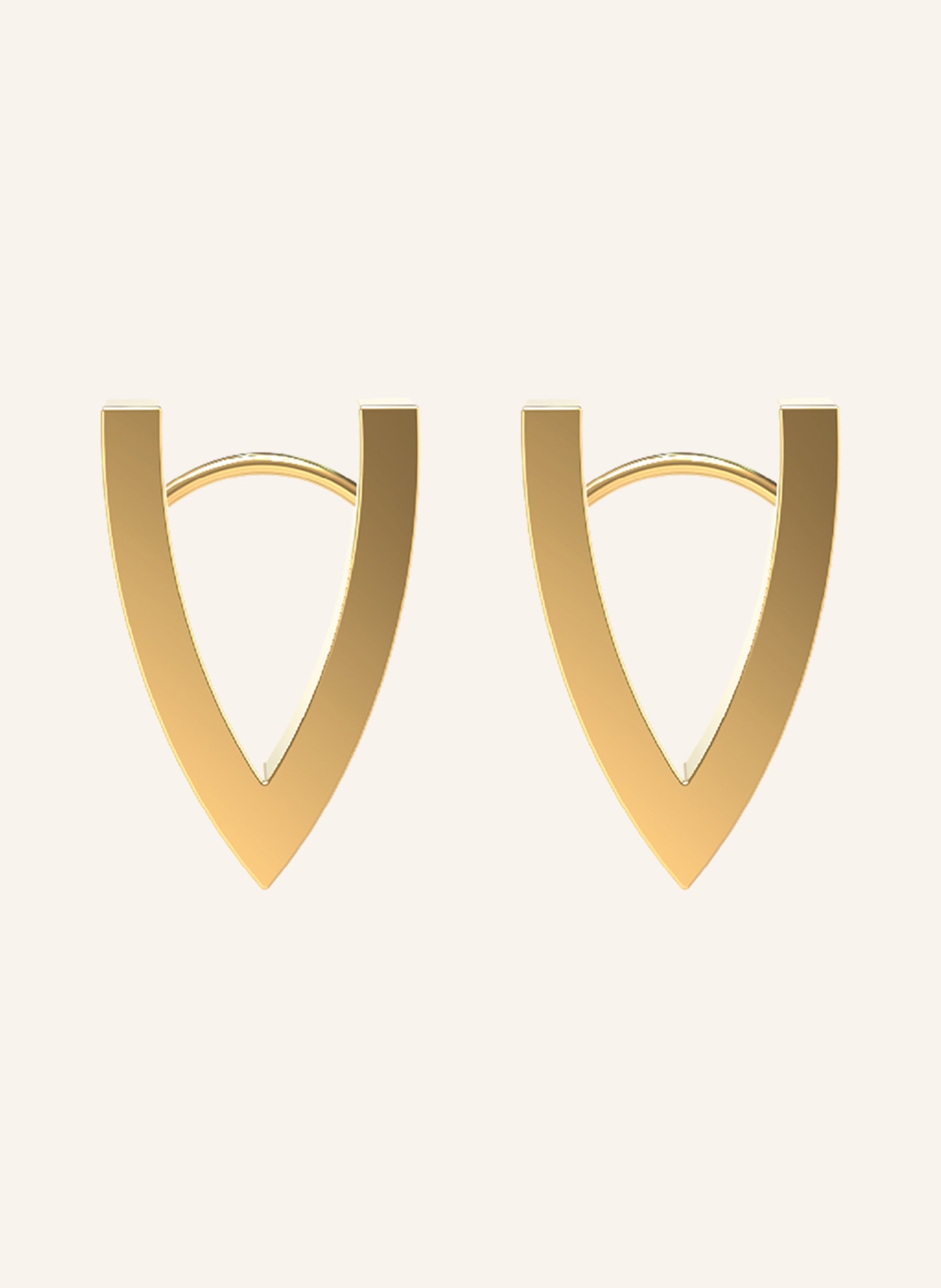 EDBLAD VALLEY hoop earrings: GOLD