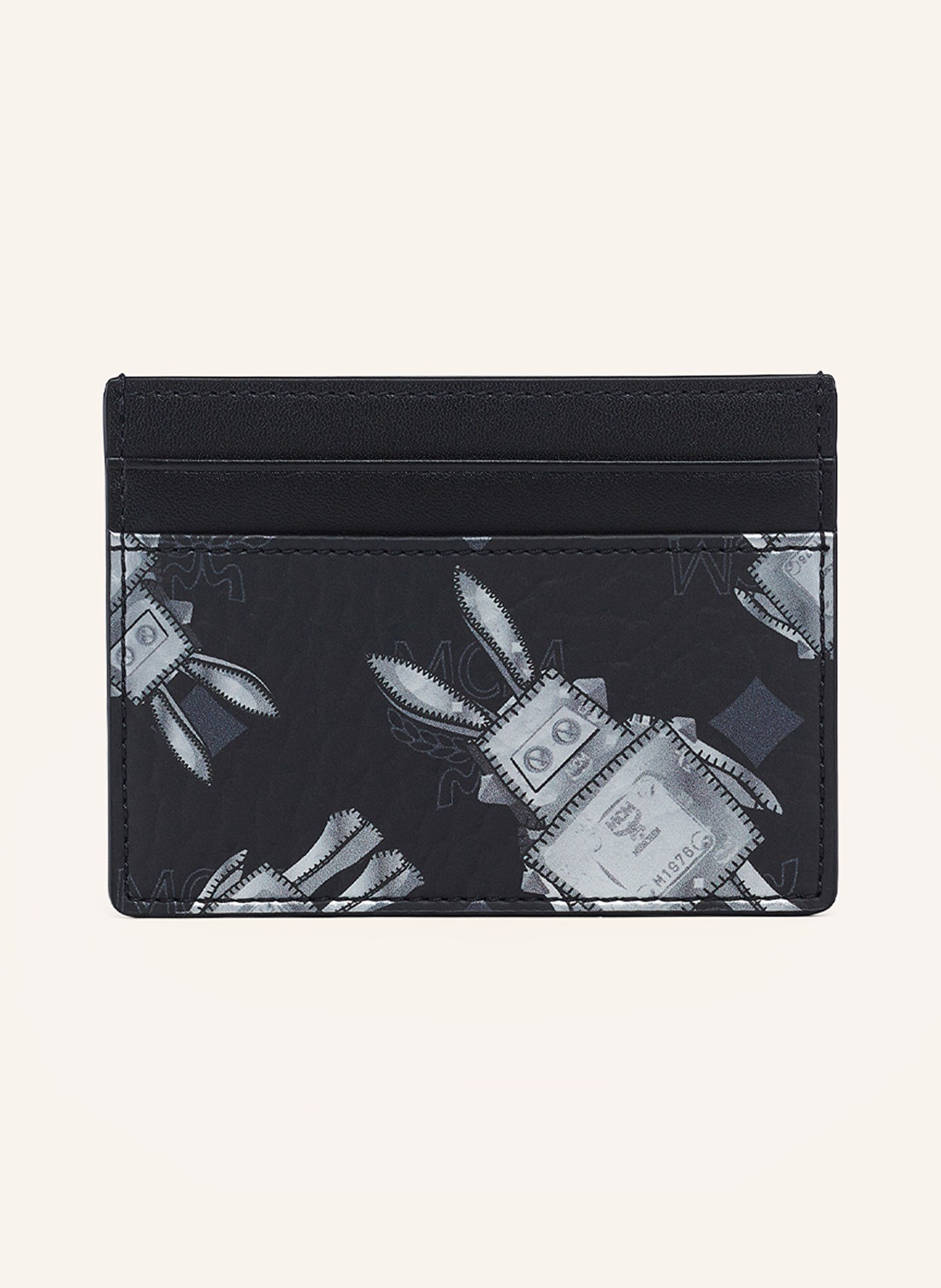 MCM card case: BLACK / GRAY