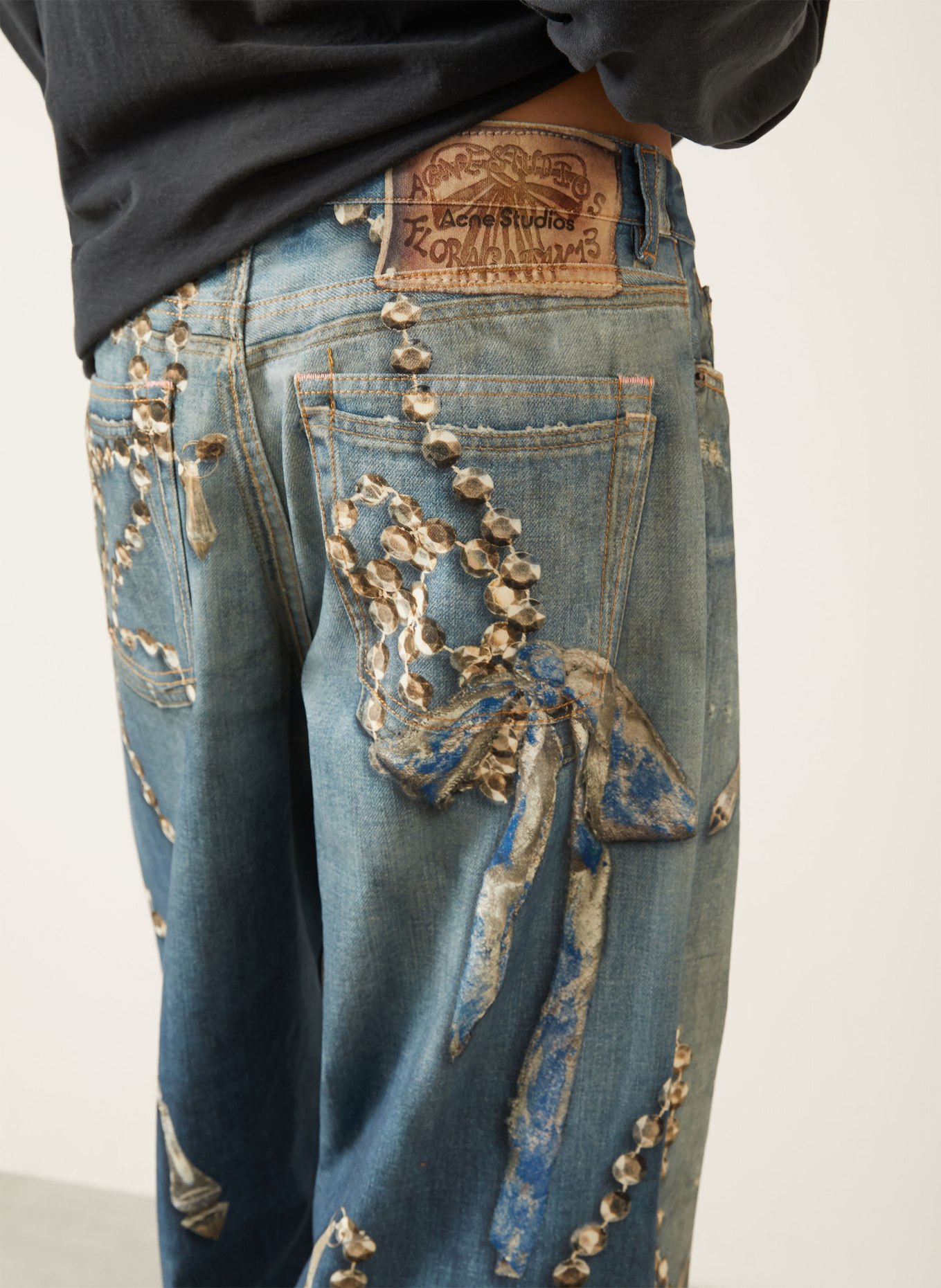 Acne Studios Dżinsy o regularnym kroju: AUZ MID BLUE