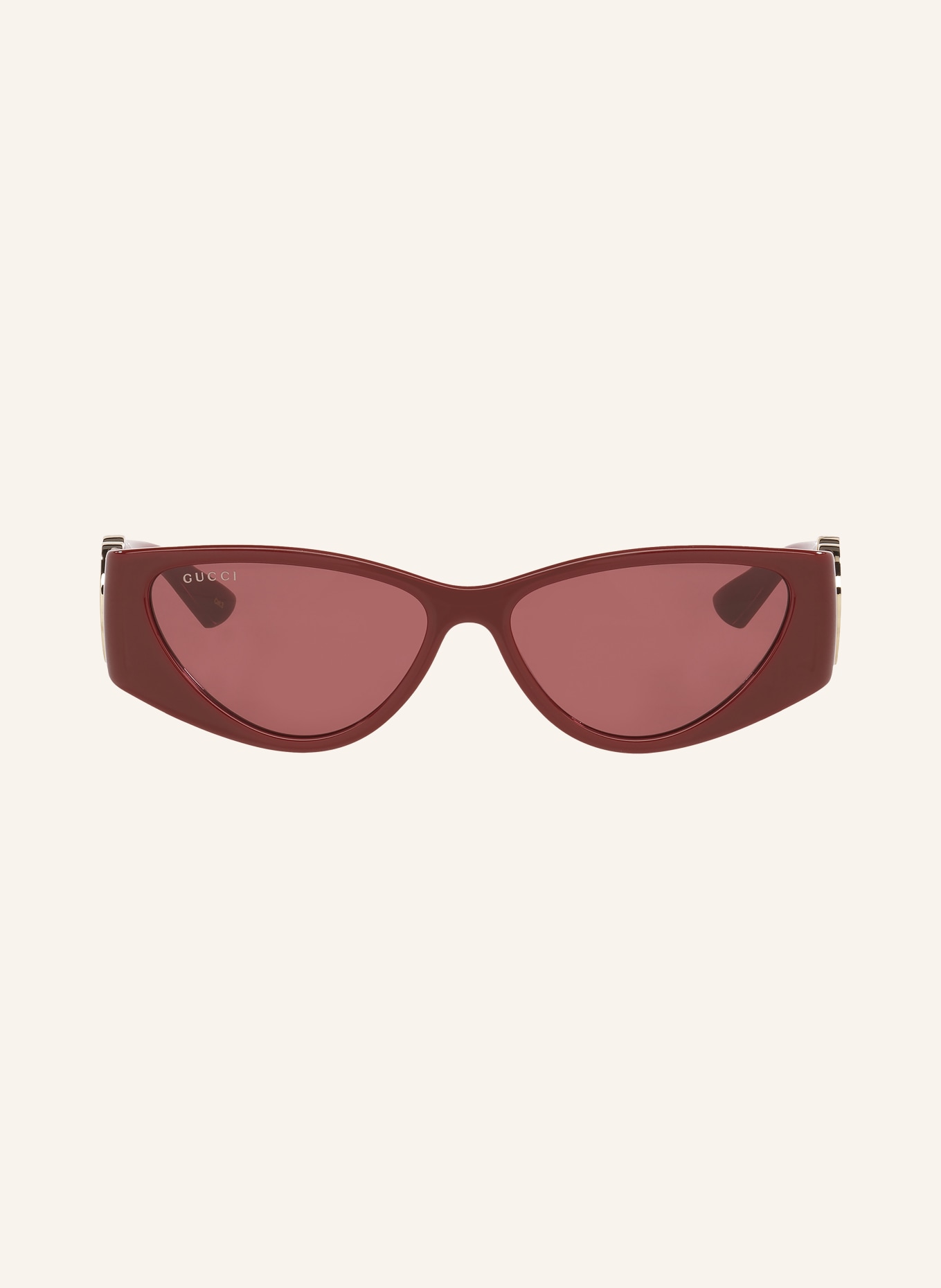 GUCCI Sonnenbrille GC002604: DUNKELROT/ ROT