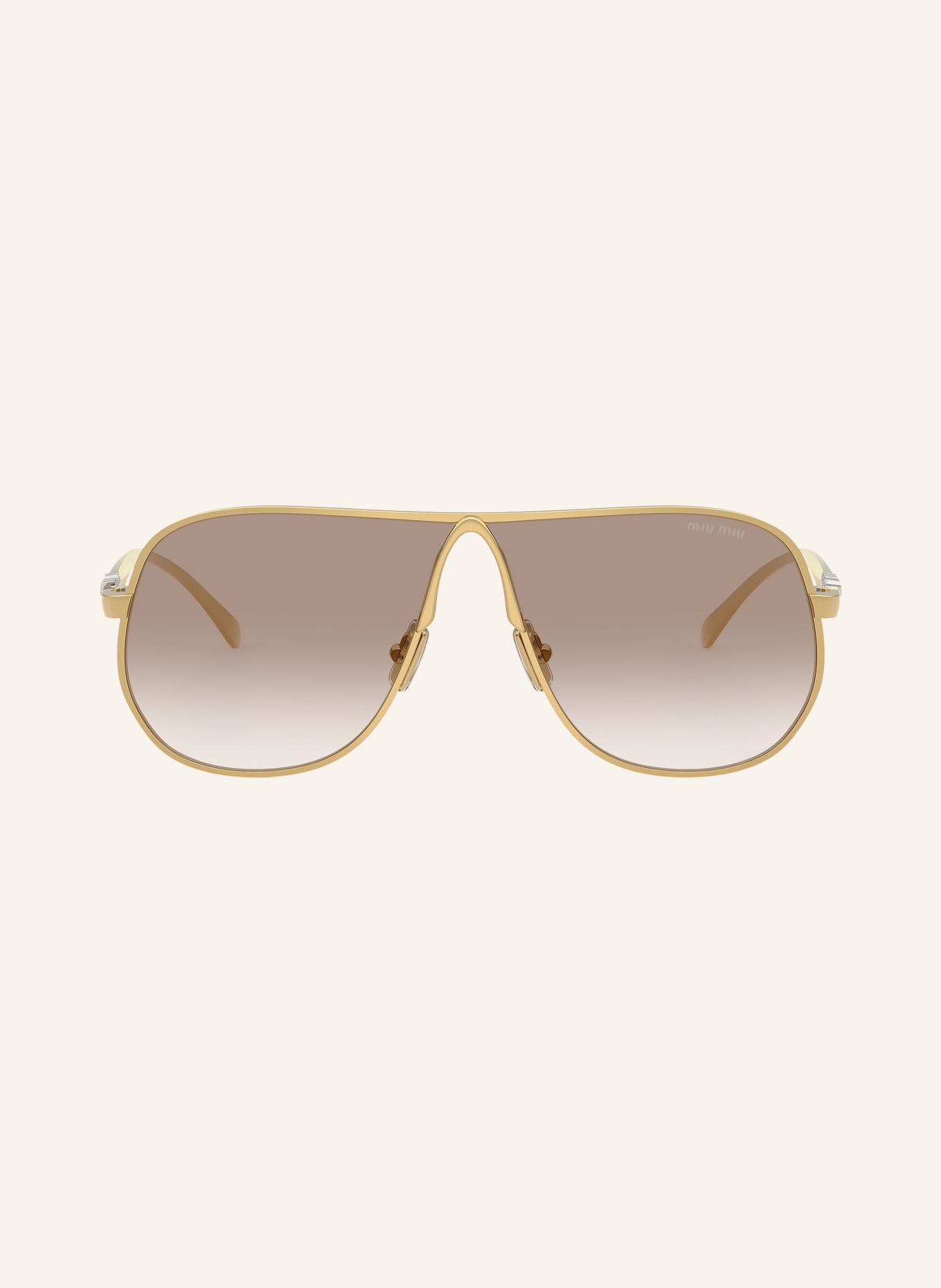 MIU MIU Sonnenbrille MU A56S: Gold/ ROSÈ VERLAUF