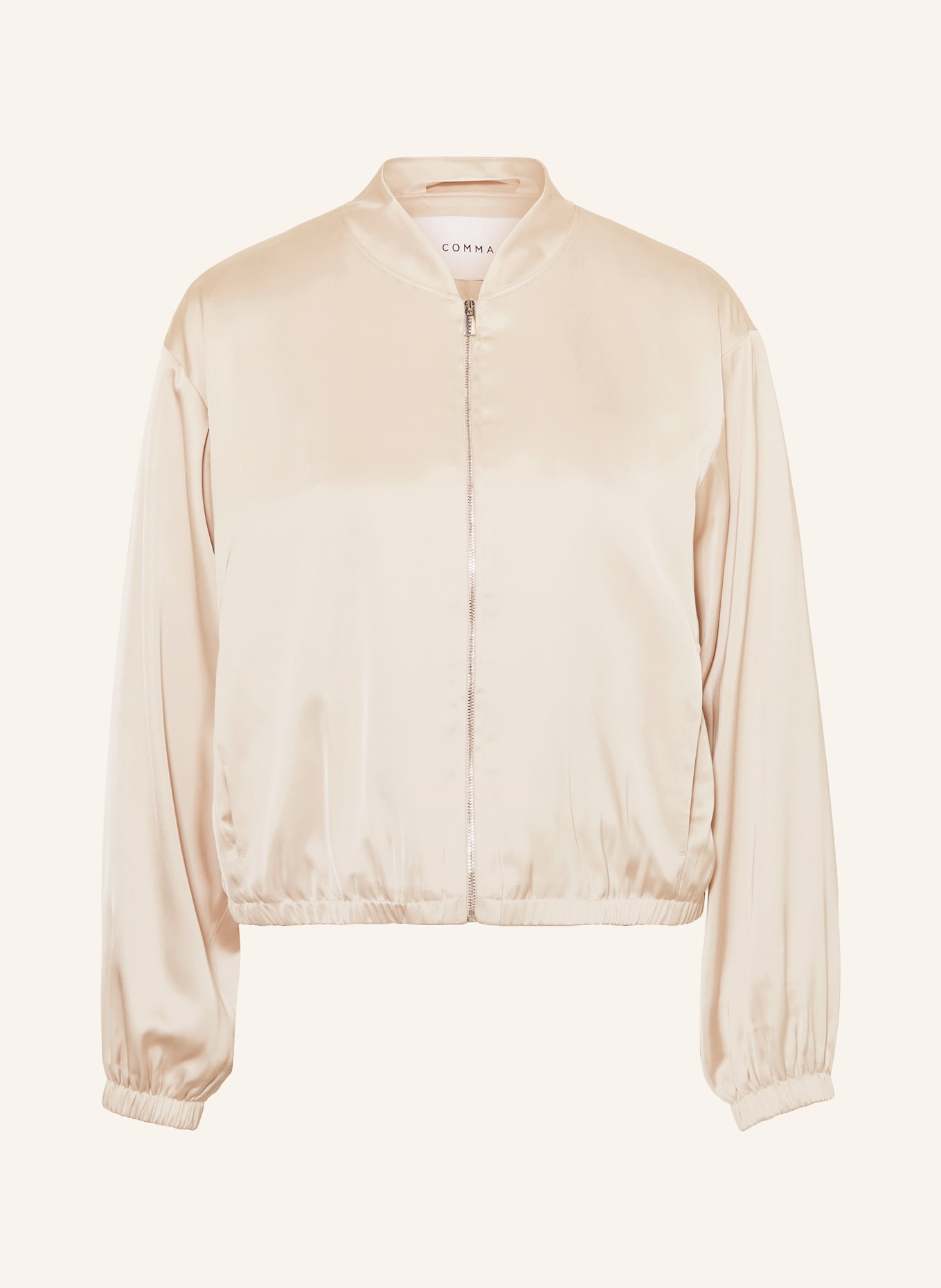 comma Satinblouson: CREME