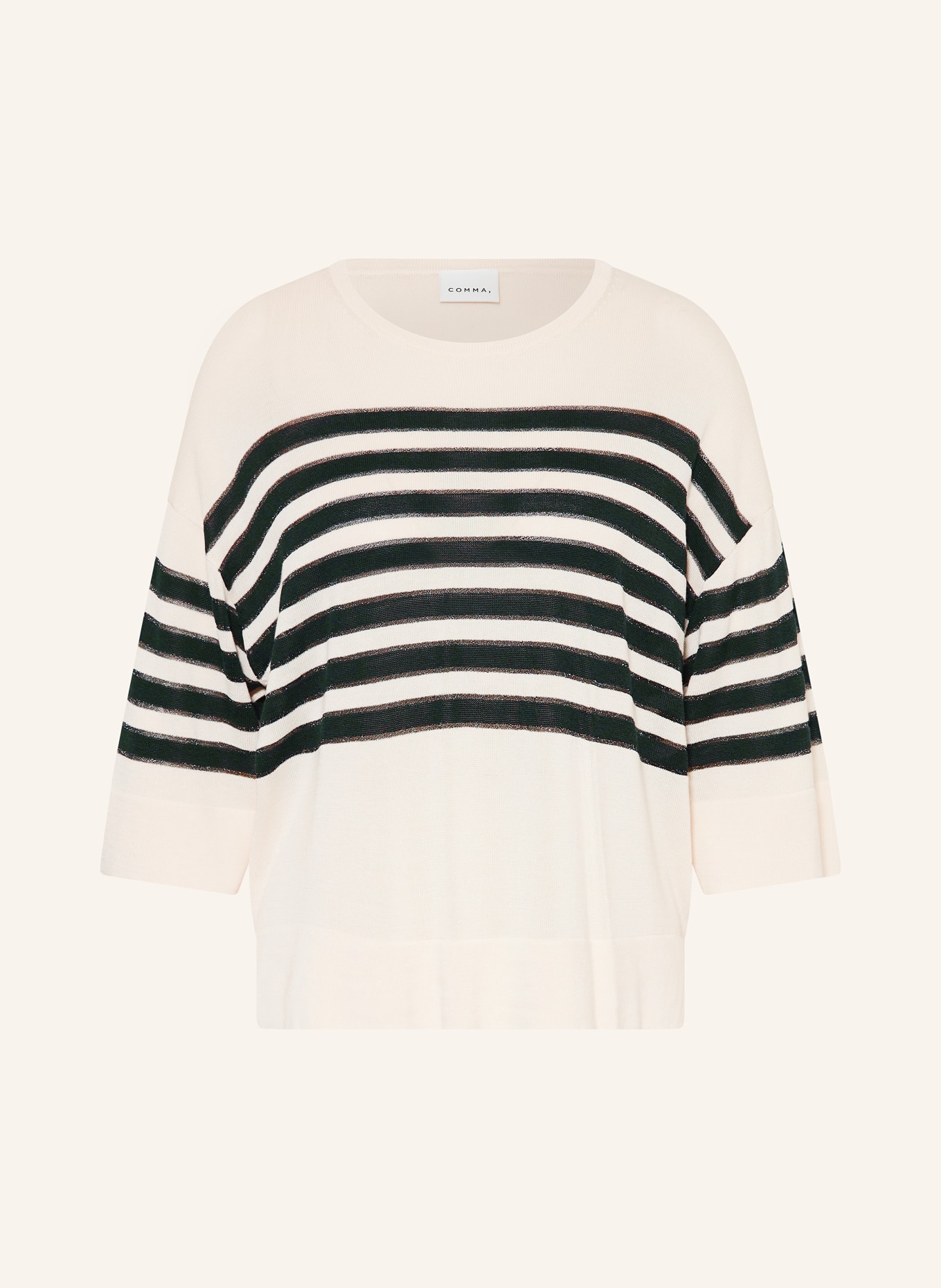 comma pletené tričko: REŽNÁ / ČERNÁ