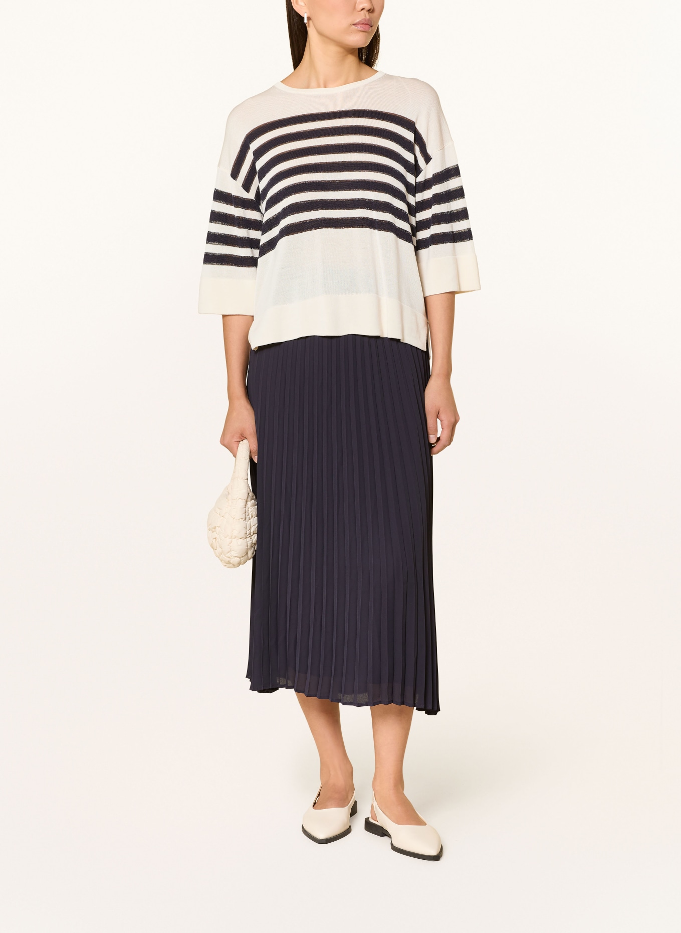 comma pletené tričko: REŽNÁ / ČERNÁ