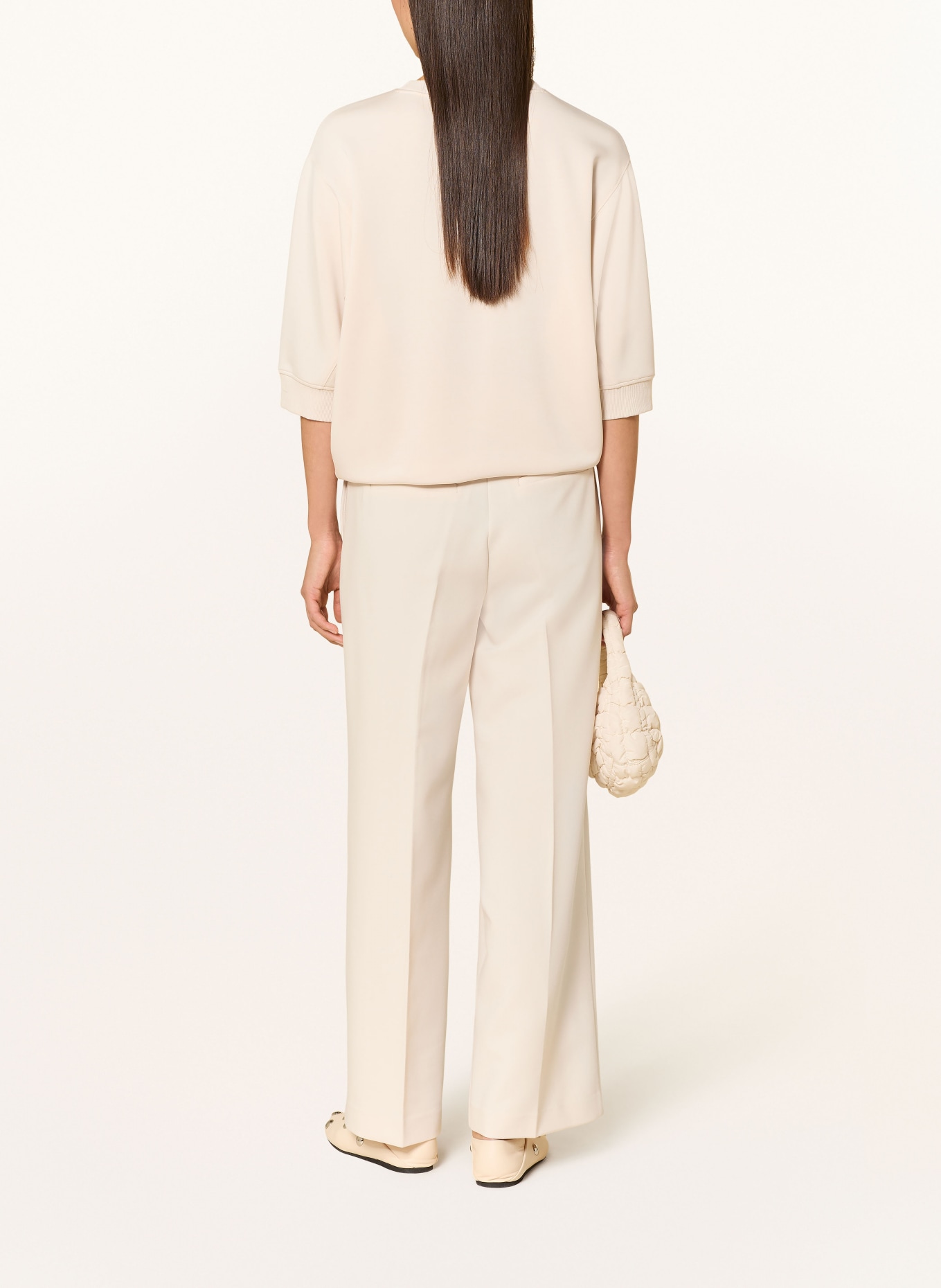 comma Marlene-broek: CRÈME