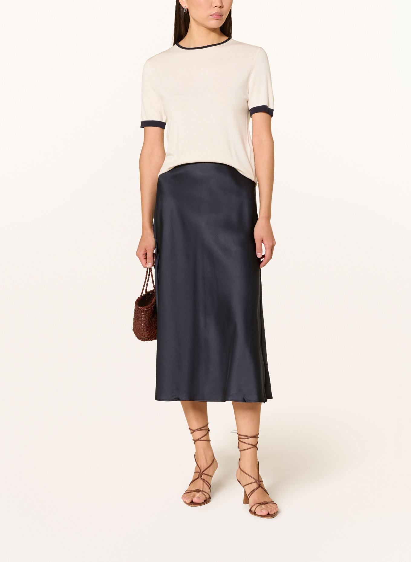 comma Satinrock: DUNKELBLAU