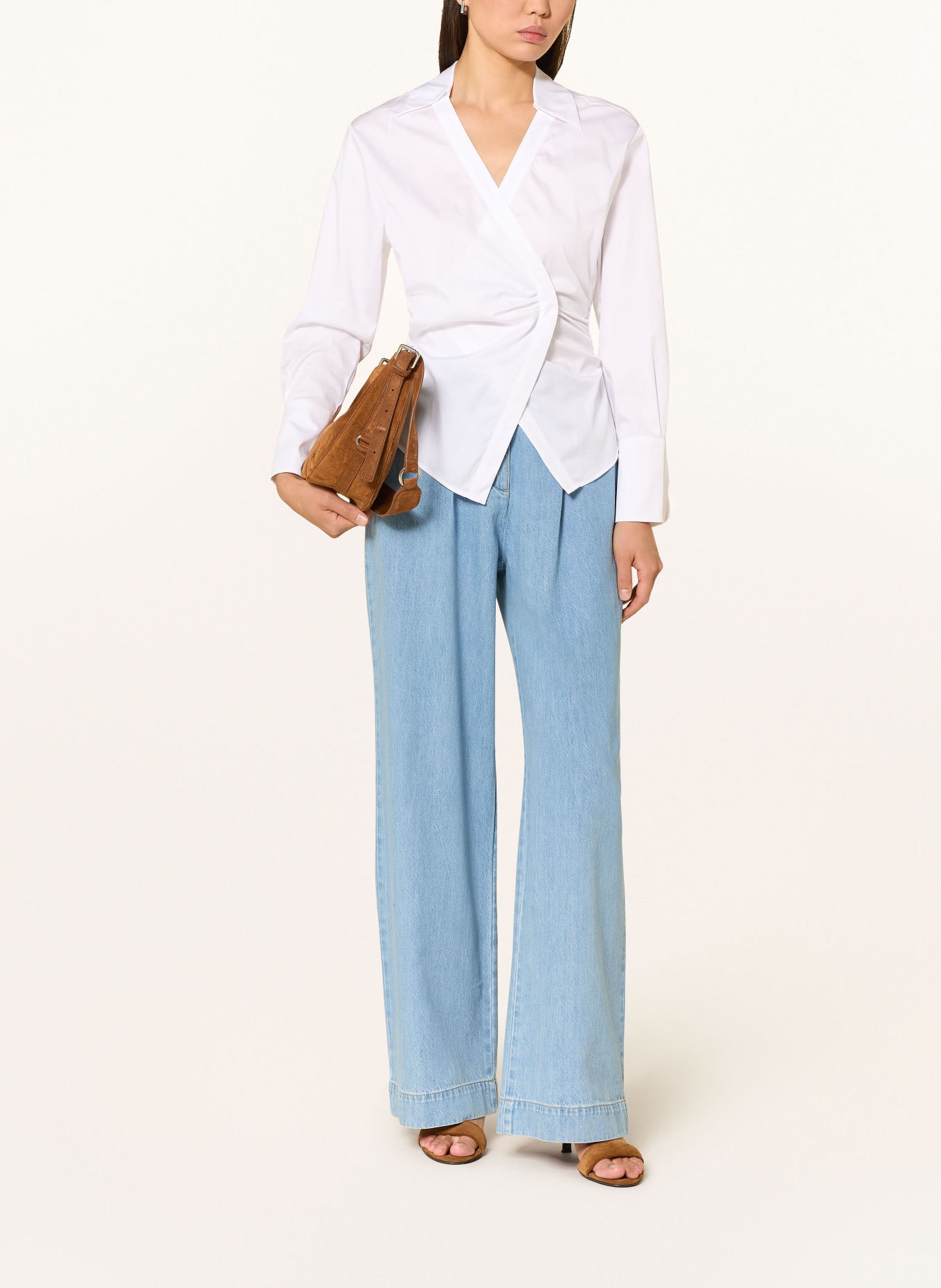 comma Wickelbluse: WEISS