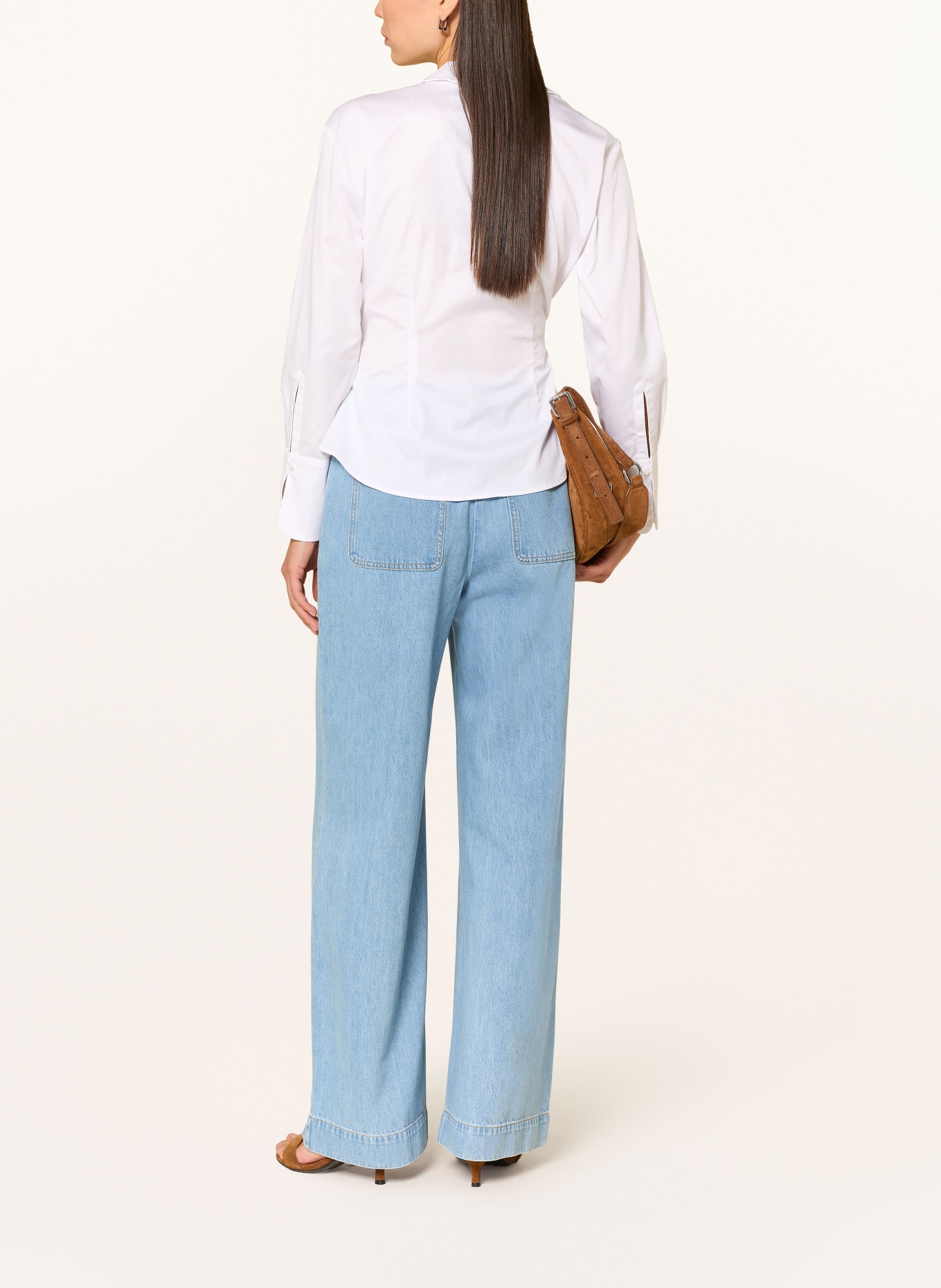 comma Wickelbluse: WEISS