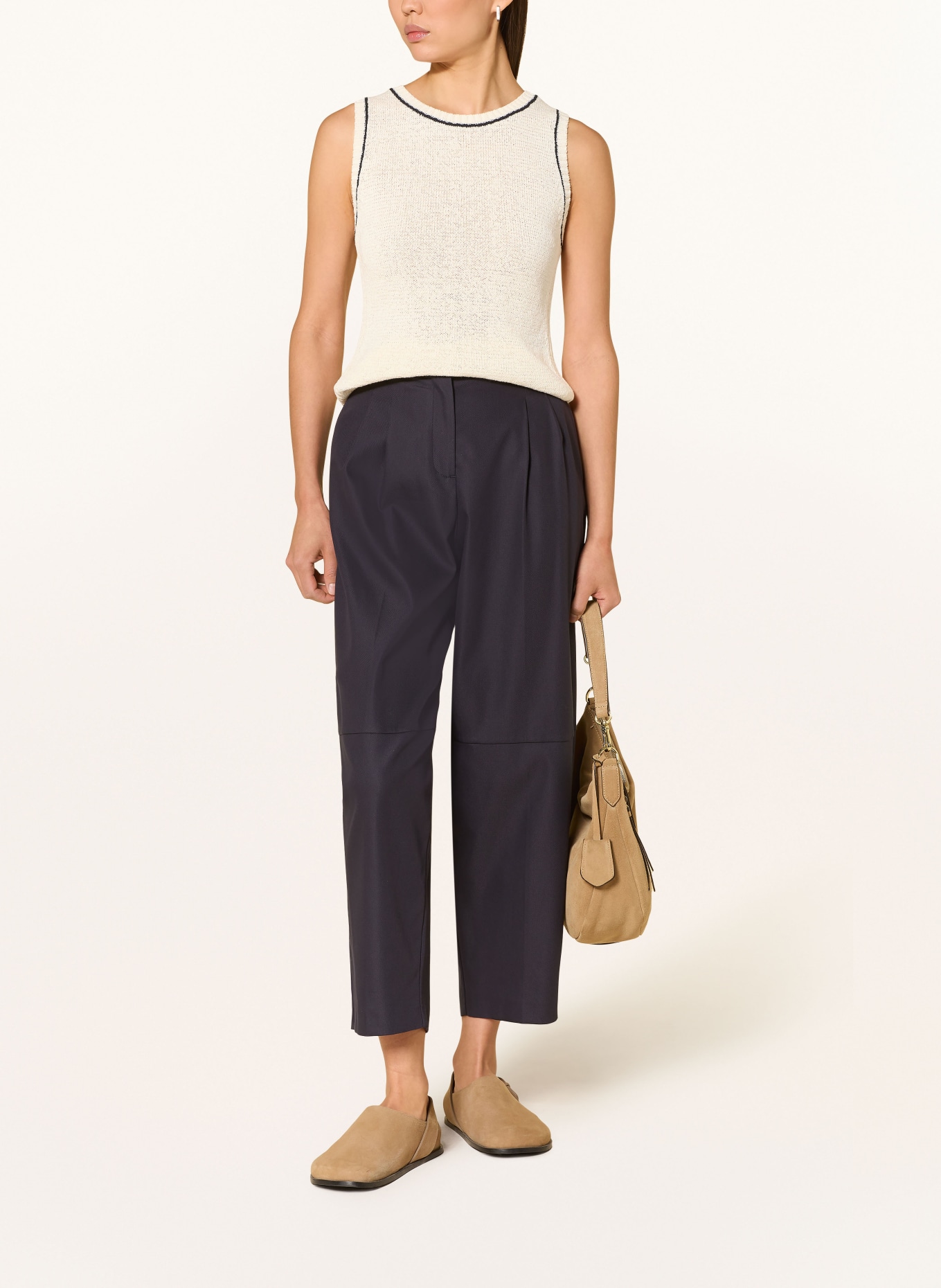 comma haut en maille: ÉCRU