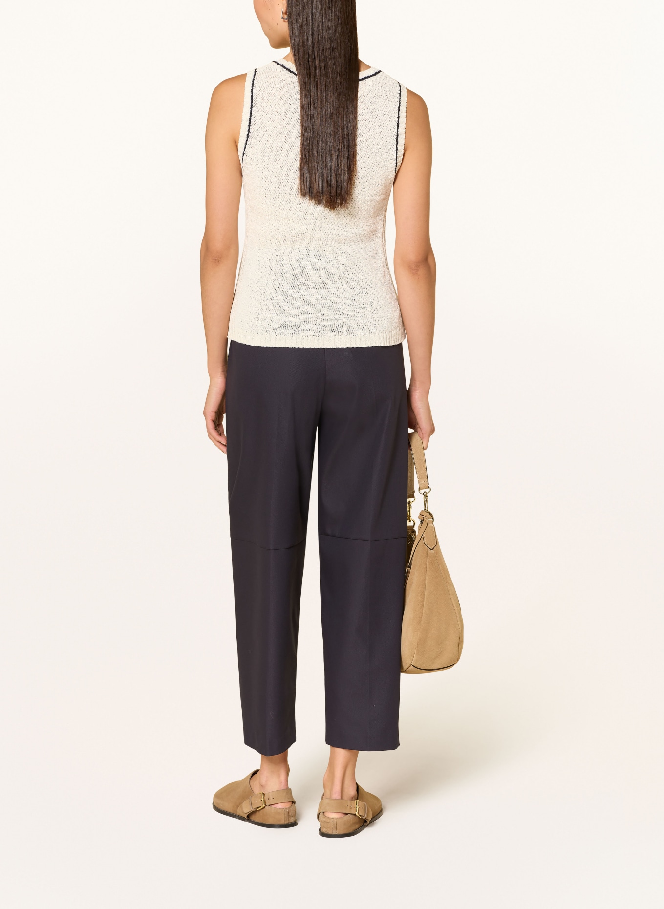 comma haut en maille: ÉCRU