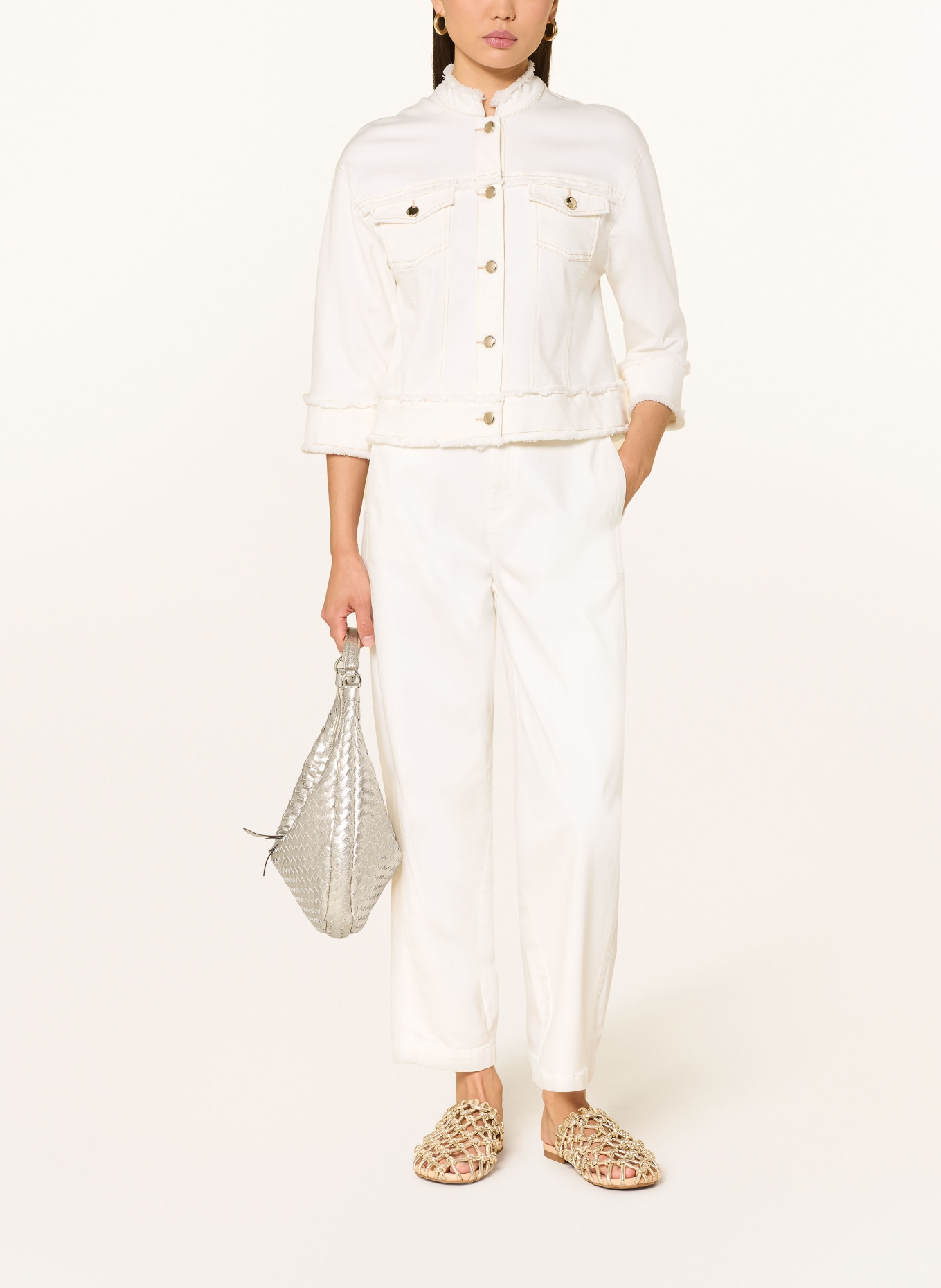 s.Oliver BLACK LABEL Jeans Barrel: 0200 WHITE