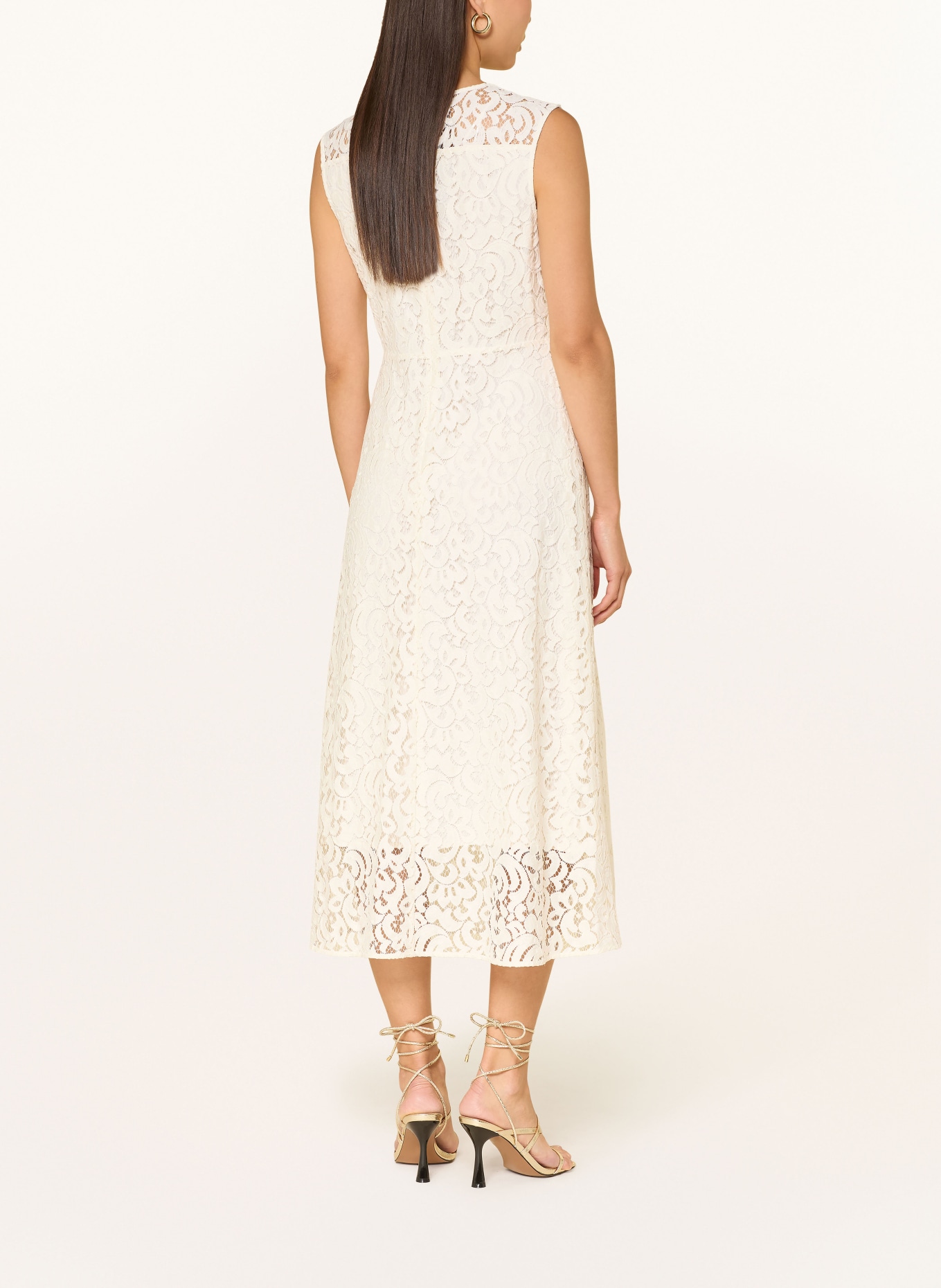 s.Oliver BLACK LABEL Spitzenkleid: WEISS