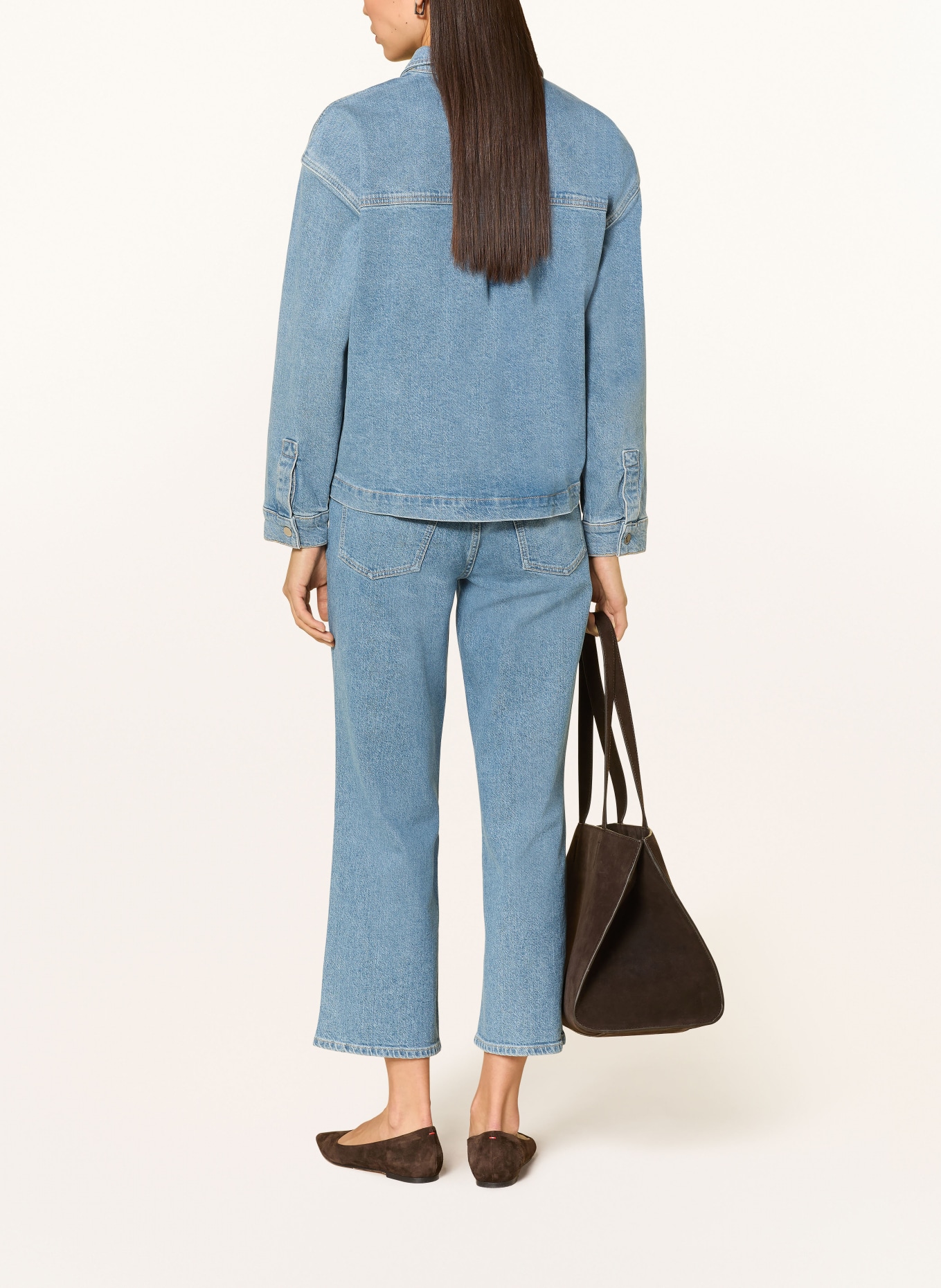 comma denim jacket: BLUE