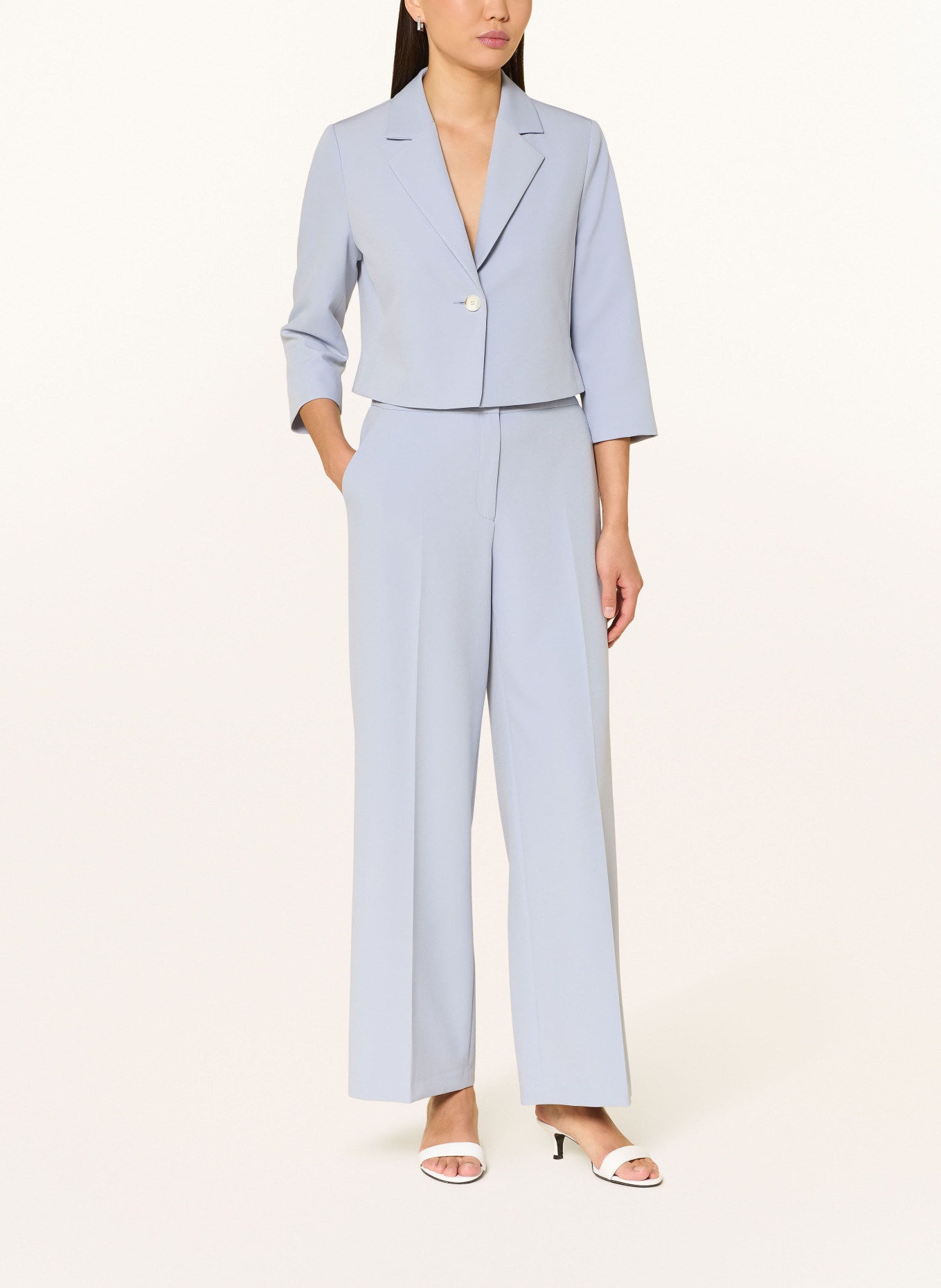 s.Oliver BLACK LABEL Marlenehose: BLAUGRAU