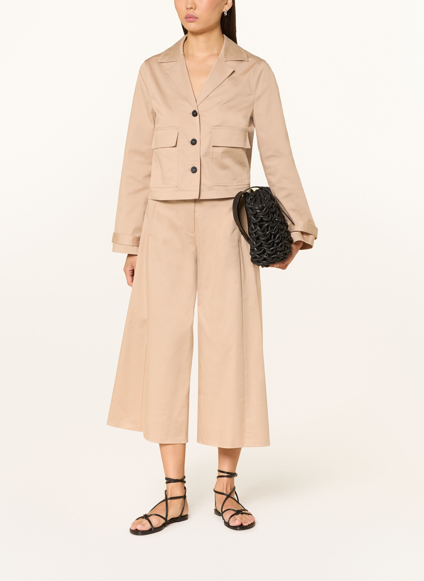 s.Oliver BLACK LABEL Culotte: HELLBRAUN