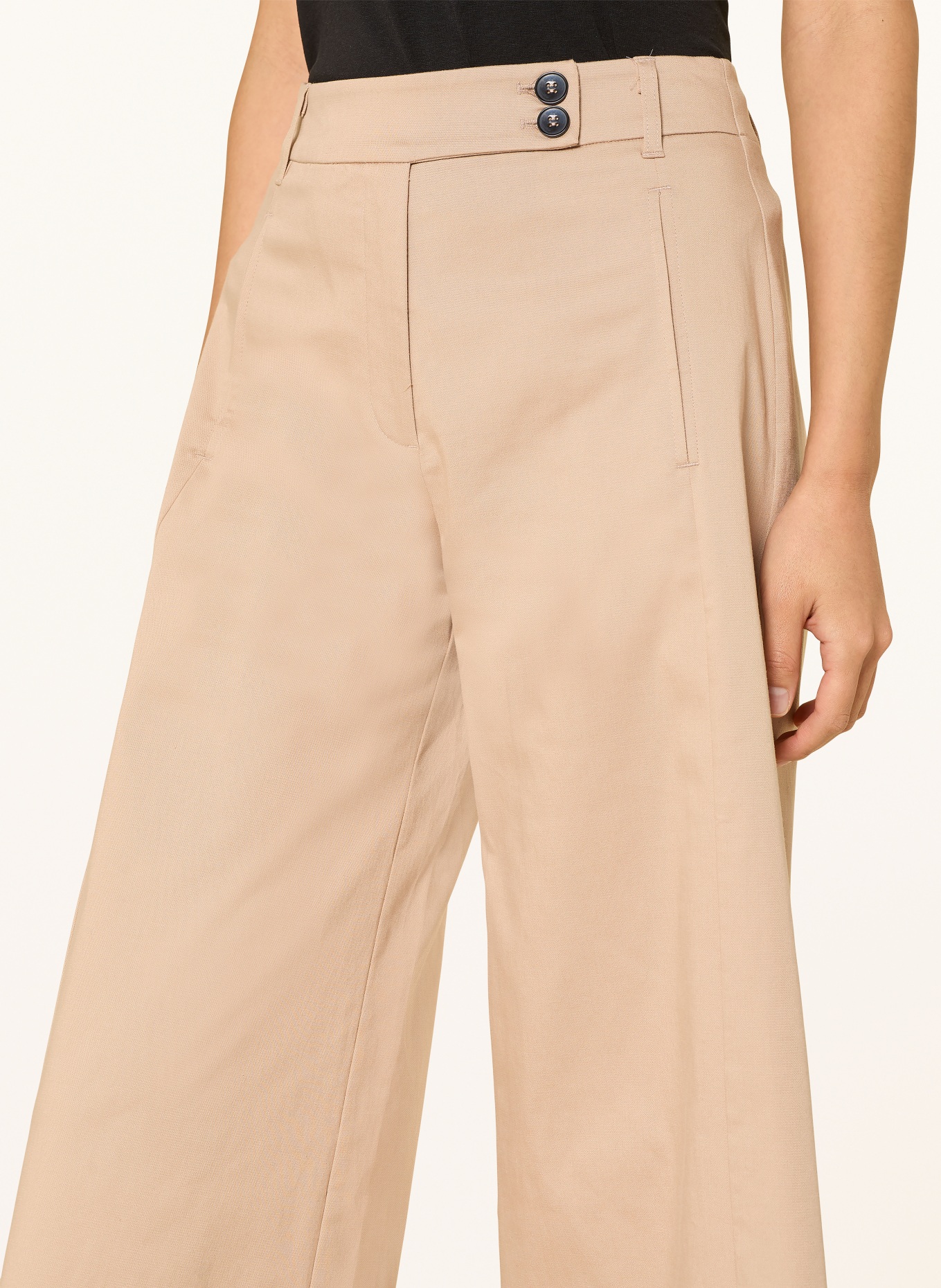 s.Oliver BLACK LABEL Culotte: HELLBRAUN