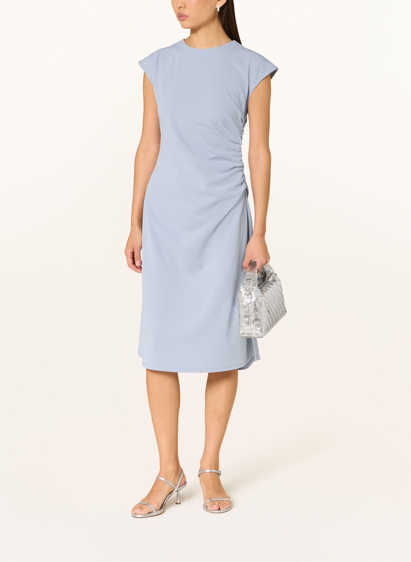 s.Oliver BLACK LABEL jurk: LICHTBLAUW