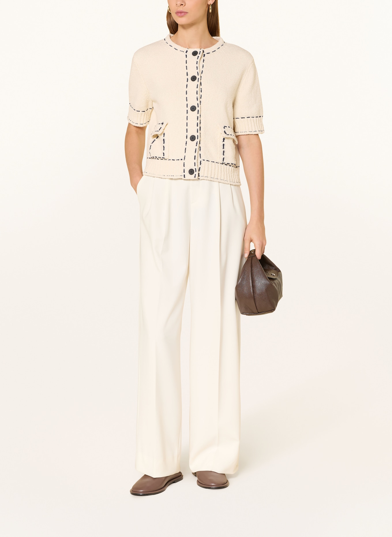 Rich & Royal Strickjacke: ECRU