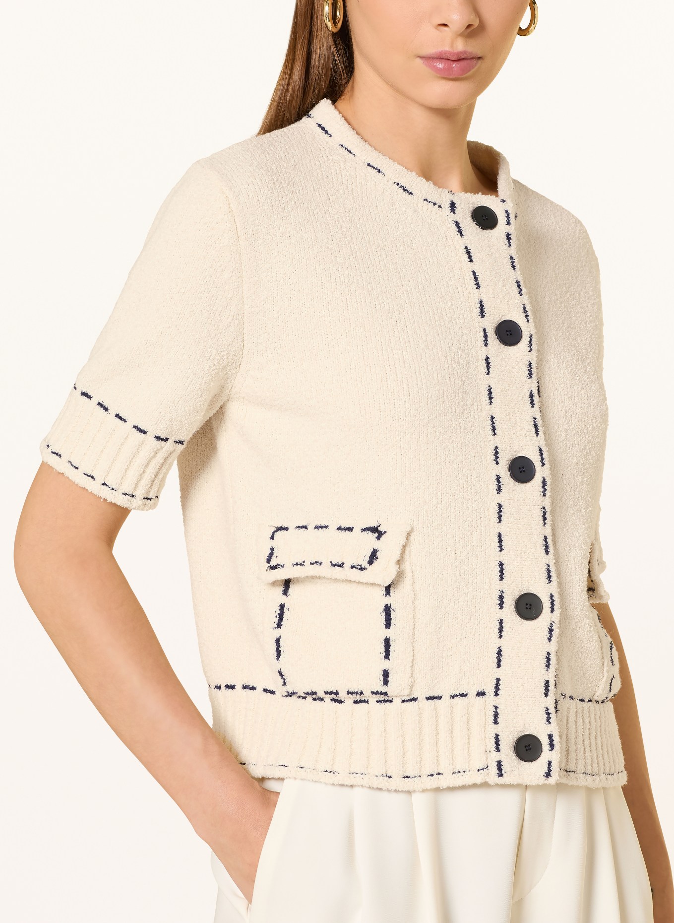 Rich & Royal Strickjacke: ECRU