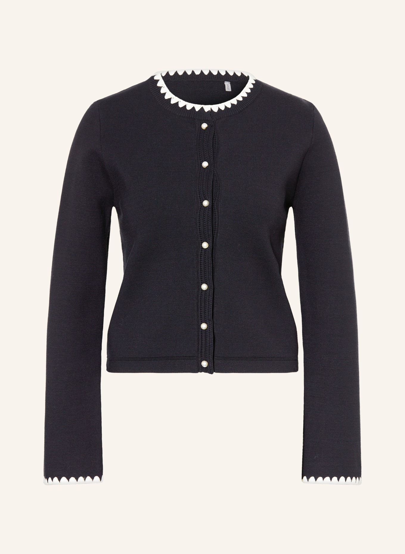 Rich & Royal kardigan: GRANATOWY