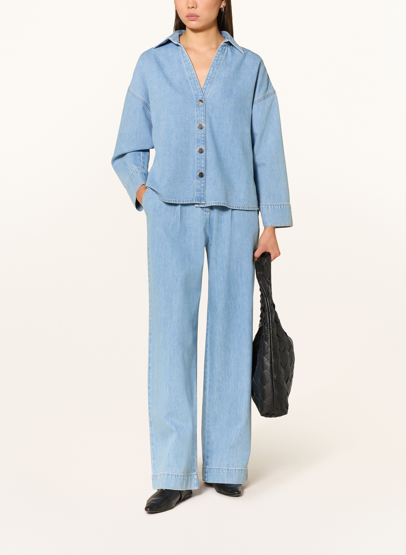 comma Wide Leg Jeans: 54Z7 BLUE