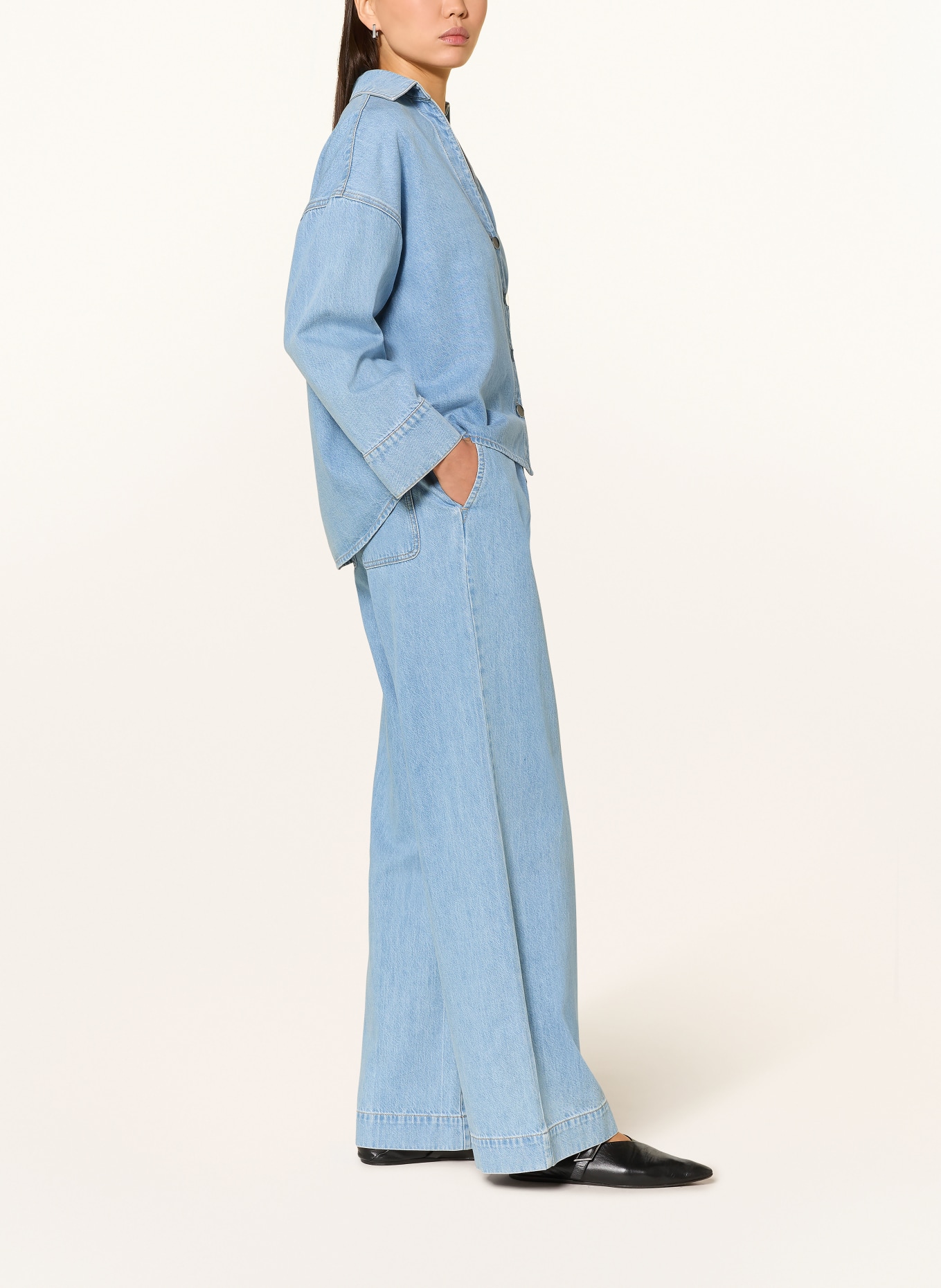 comma Wide Leg Jeans: 54Z7 BLUE