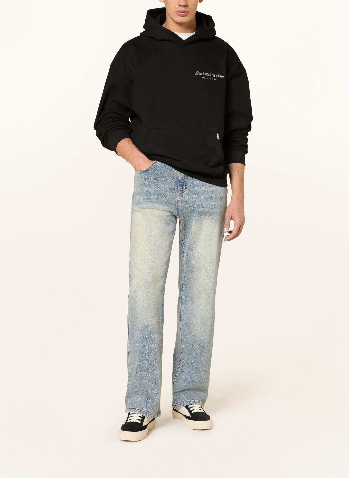 don't waste culture LAZARE Wide Fit Jeans: LIGHT BLUE