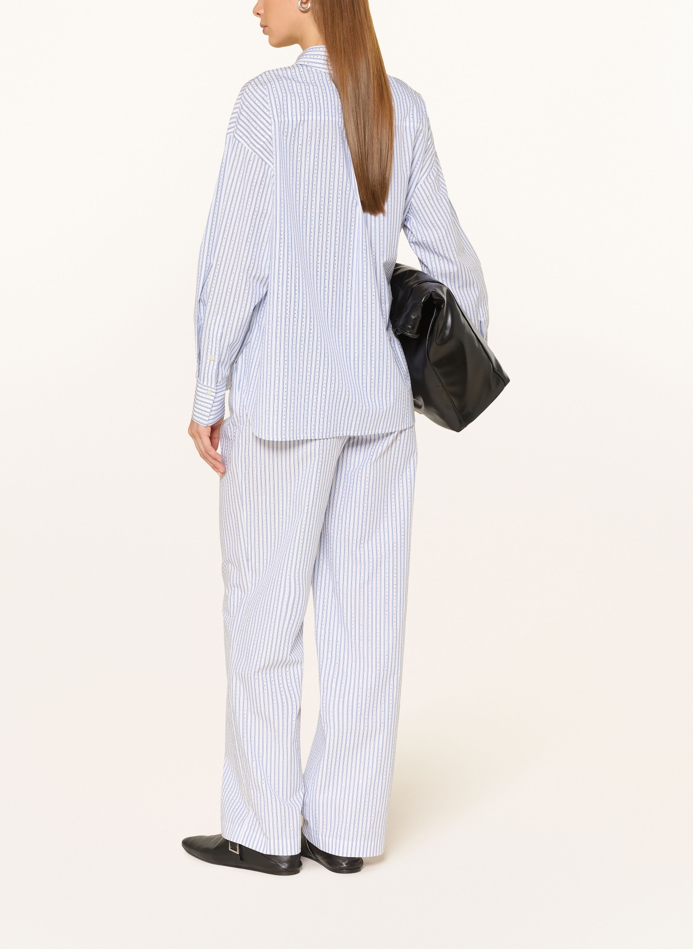 Rich & Royal Bluzka z kamieniami ozdobnymi: BIAŁY / JASNONIEBIESKI