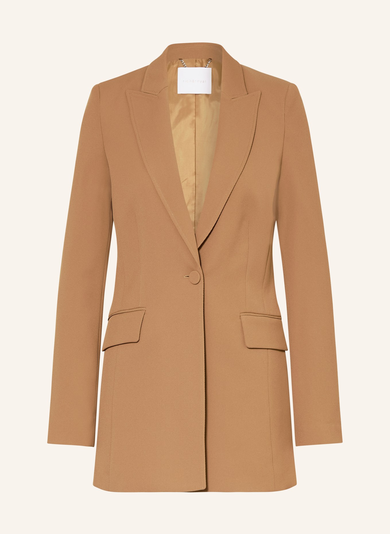 Rich & Royal Długa marynarka: BRĄZOWY