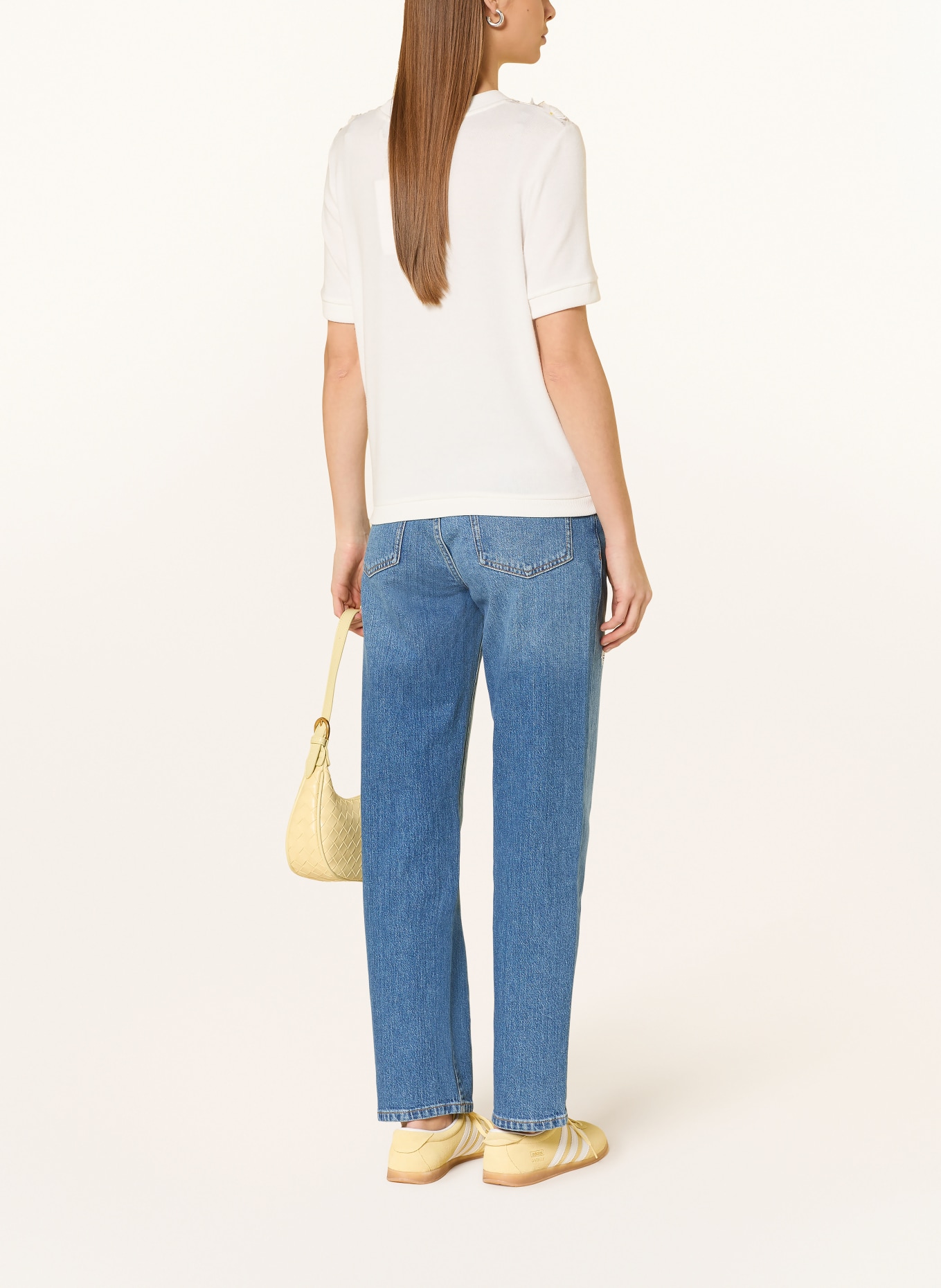 Rich & Royal Straight Jeans mit Stickereien: 700 DENIM BLUE