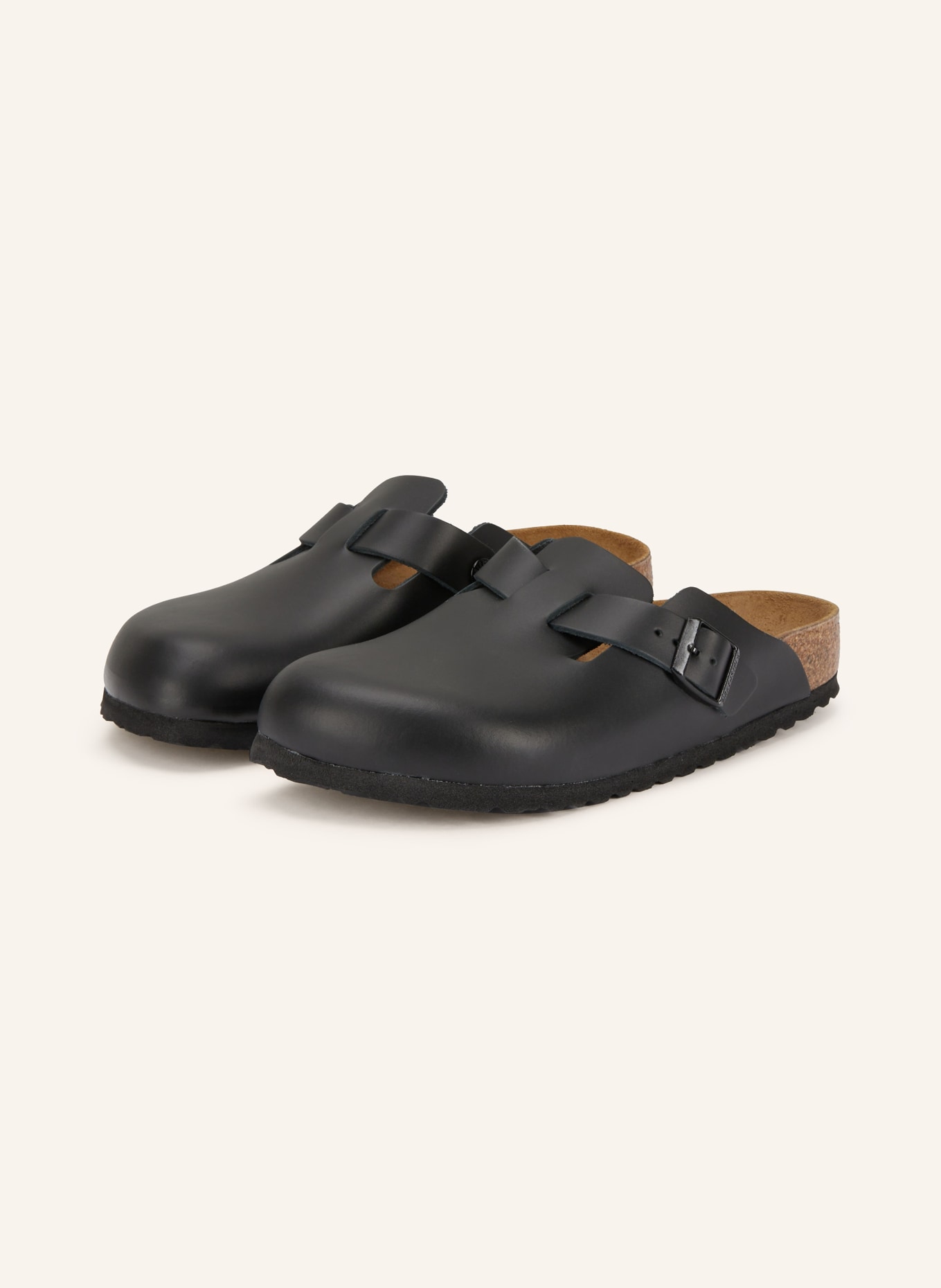 BIRKENSTOCK Pantoletten BOSTON NL: SCHWARZ