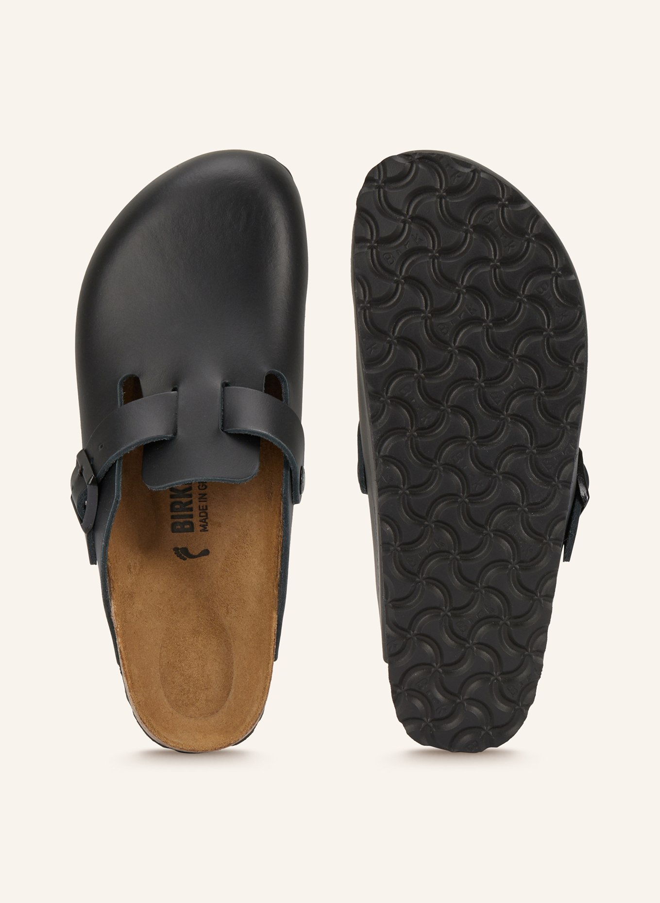 BIRKENSTOCK Pantoletten BOSTON NL: SCHWARZ