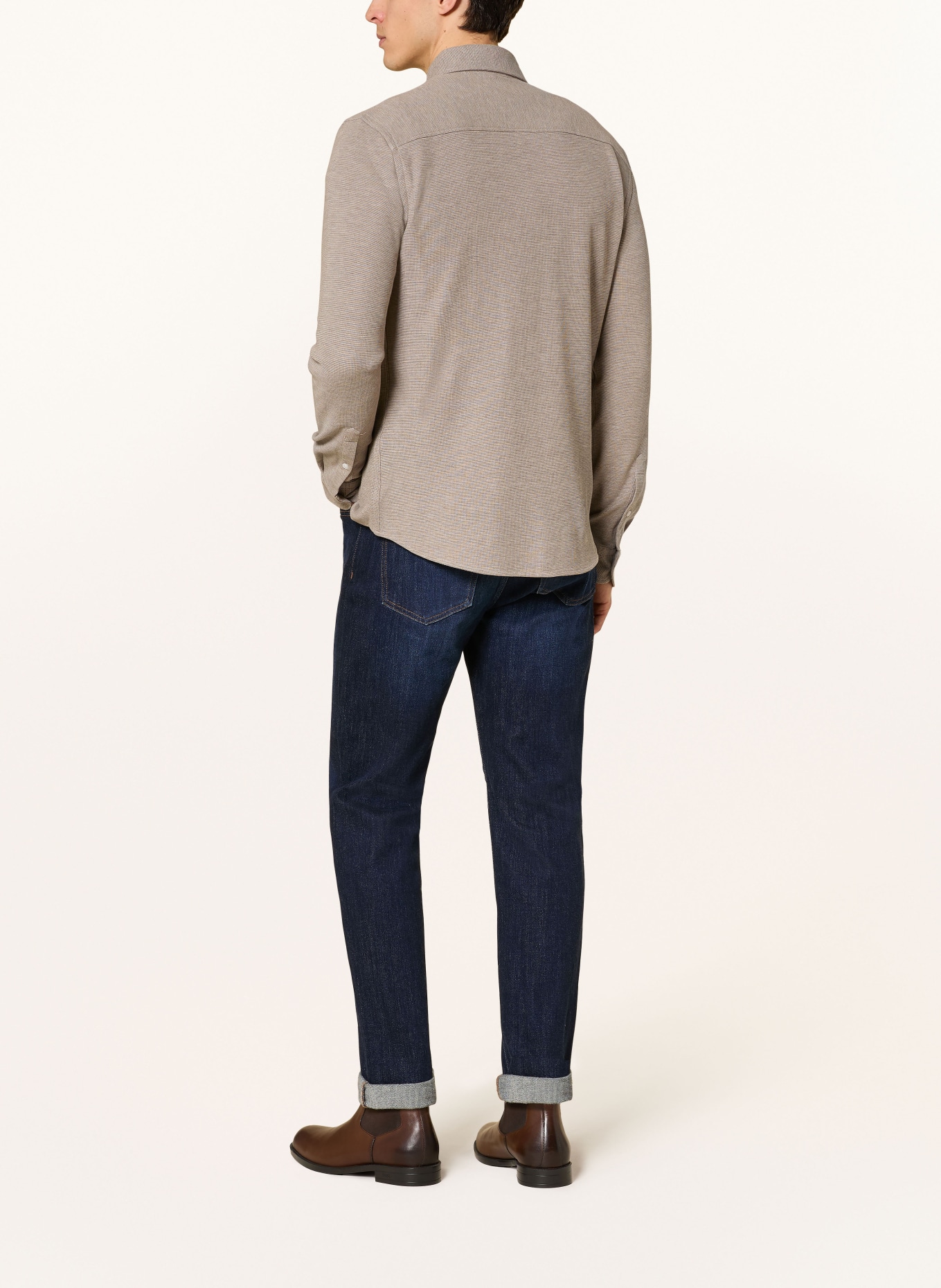 REISS Bluza FORSITHE: BEŻOWY